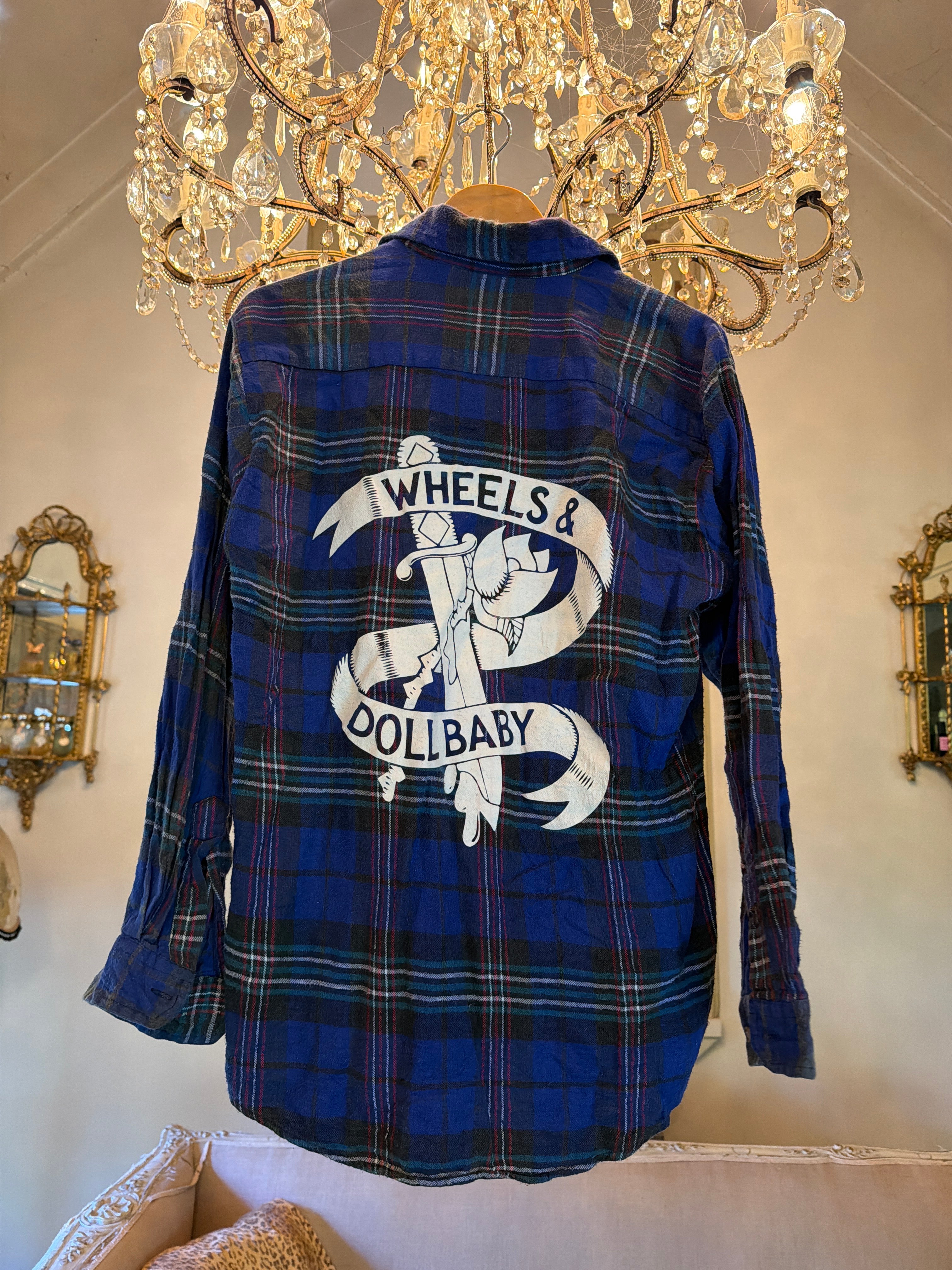 Vintage Flannel - Original Logo  - Number 43 Size - M