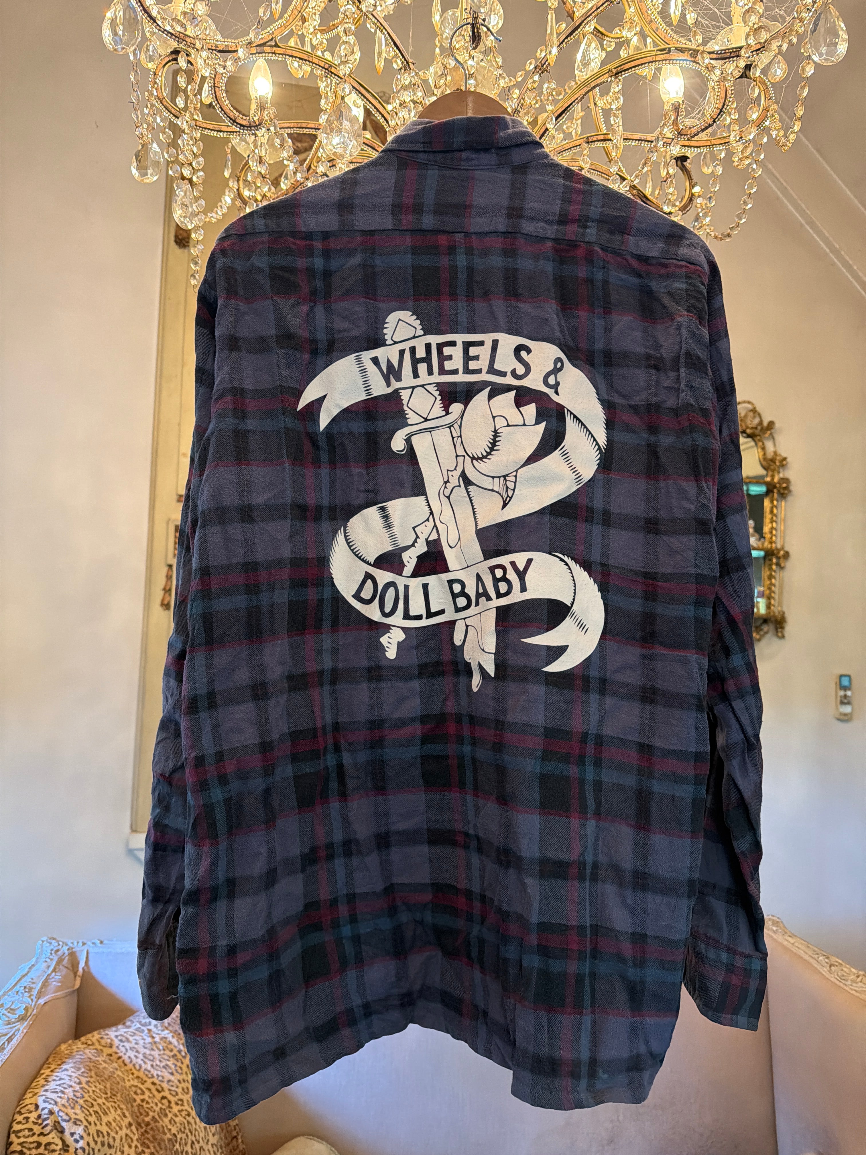Vintage Flannel - Original Logo Print - Number 88 - Size - men’s L