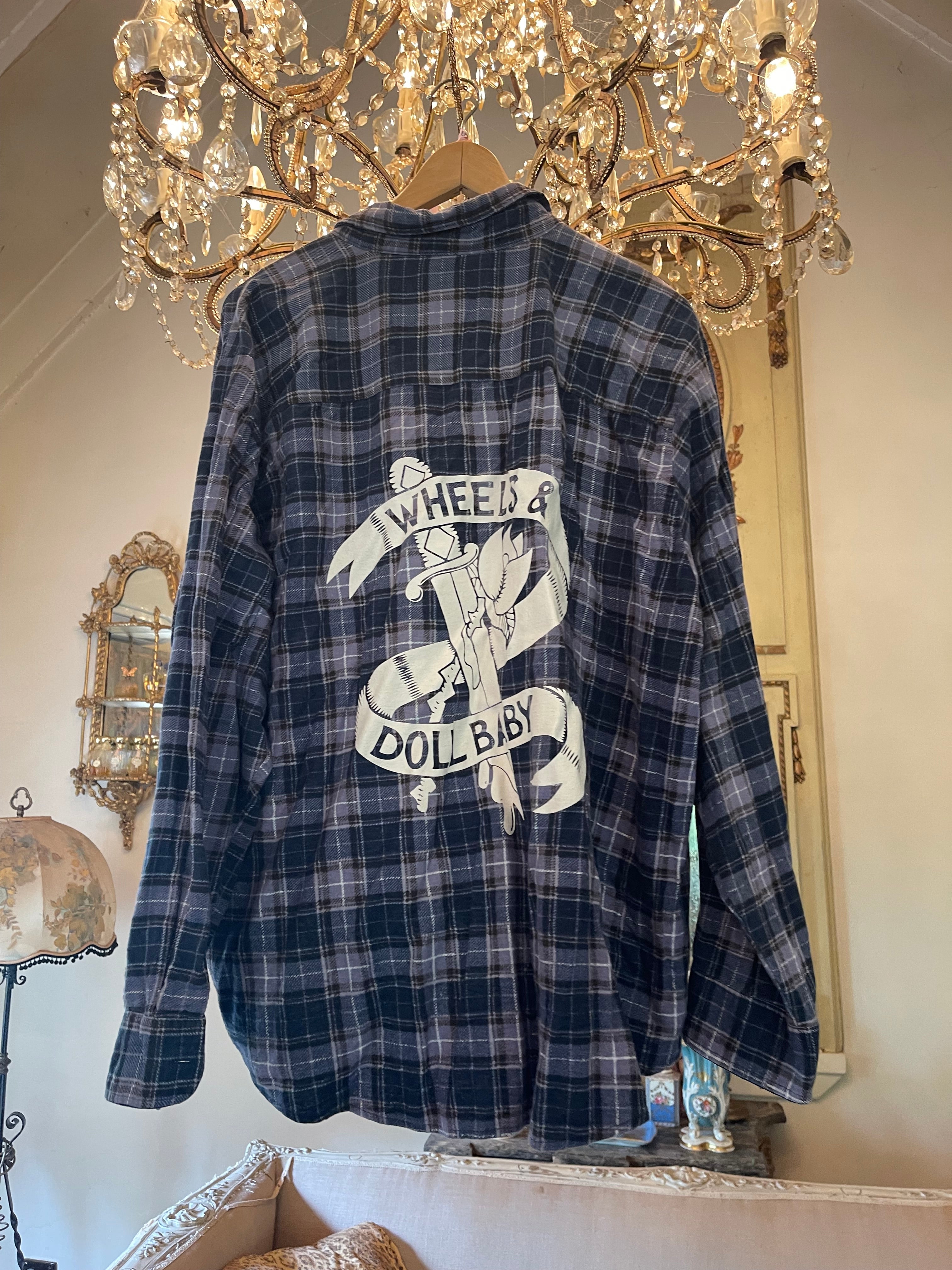 Vintage Flannel - Original Logo - Number 117 Size - XL