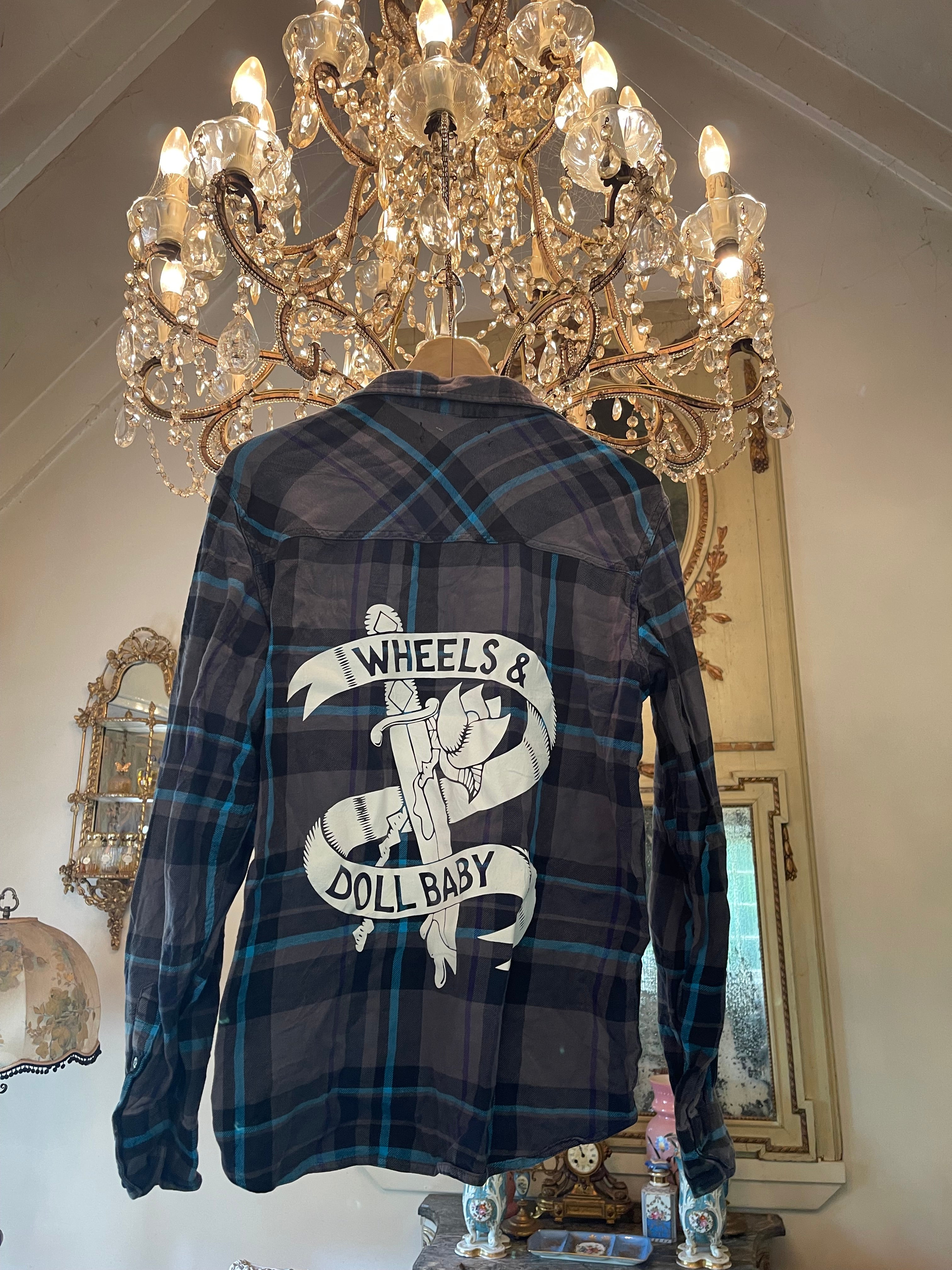 Vintage Flannel - Original Logo    - Number 28 - Size - Medium