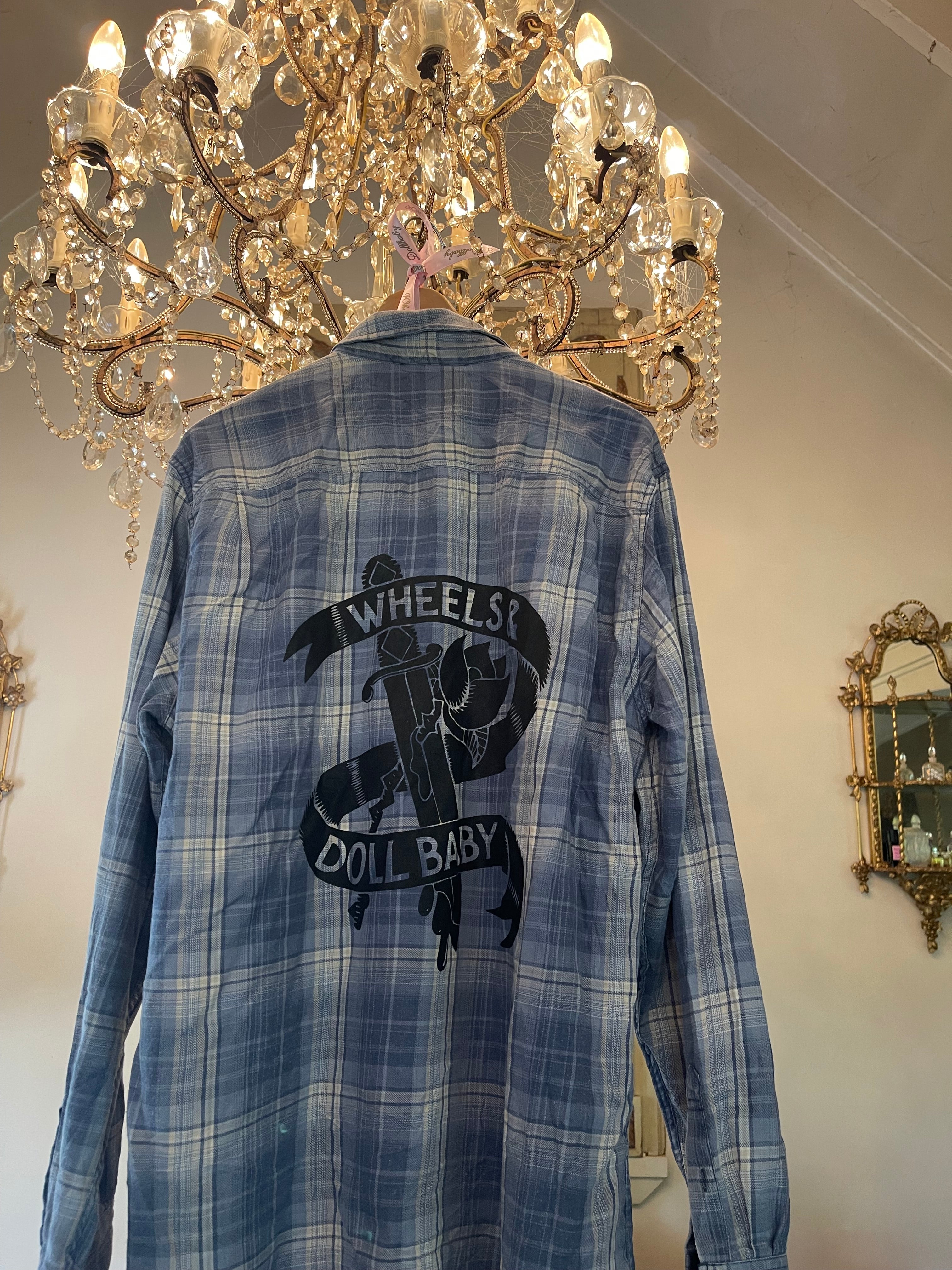 Vintage Flannel - Original Logo Print - Number 112 - Size - L