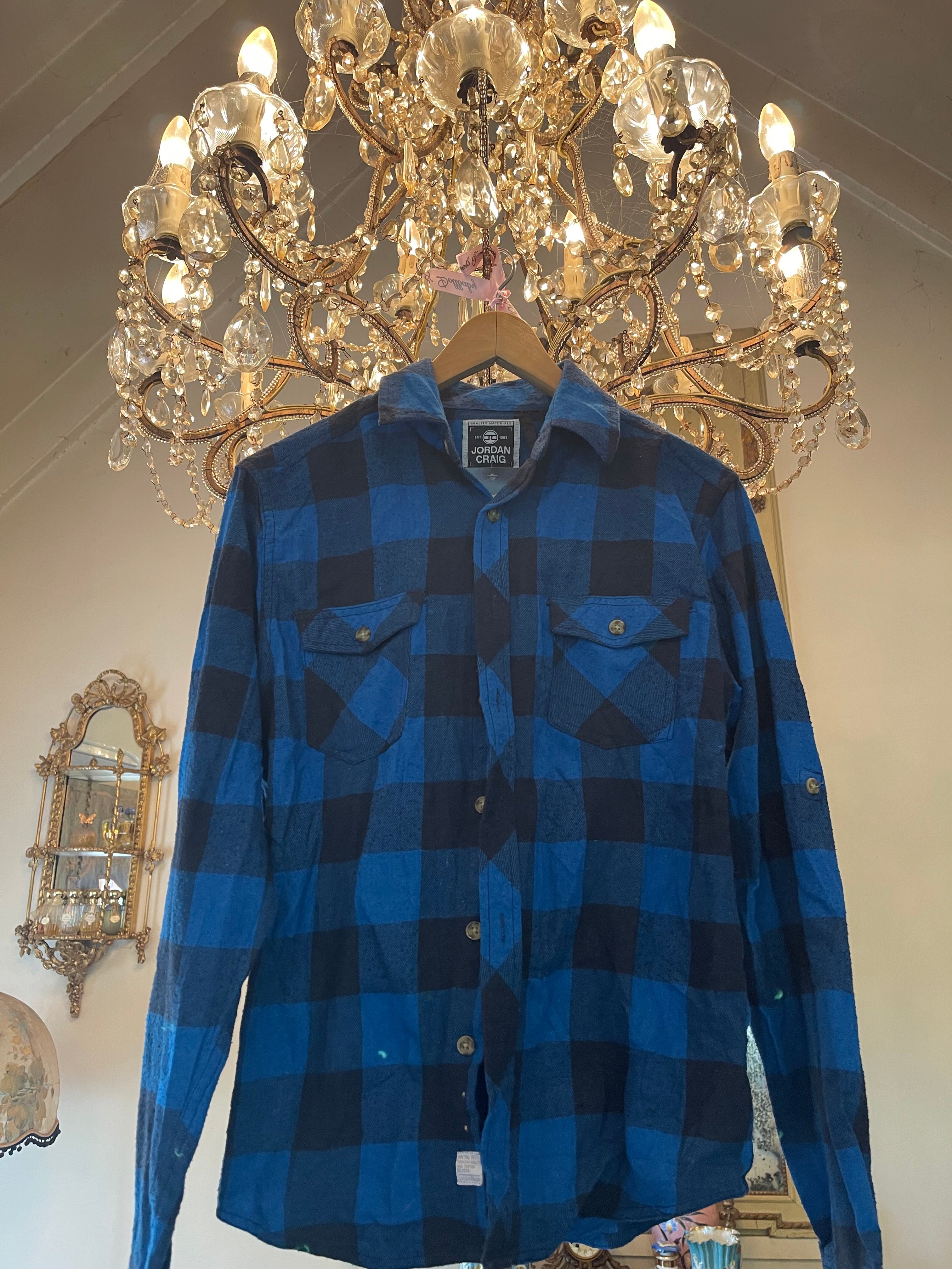 Vintage Flannel - Original logo print  - Number 115 Size - Medium men’s