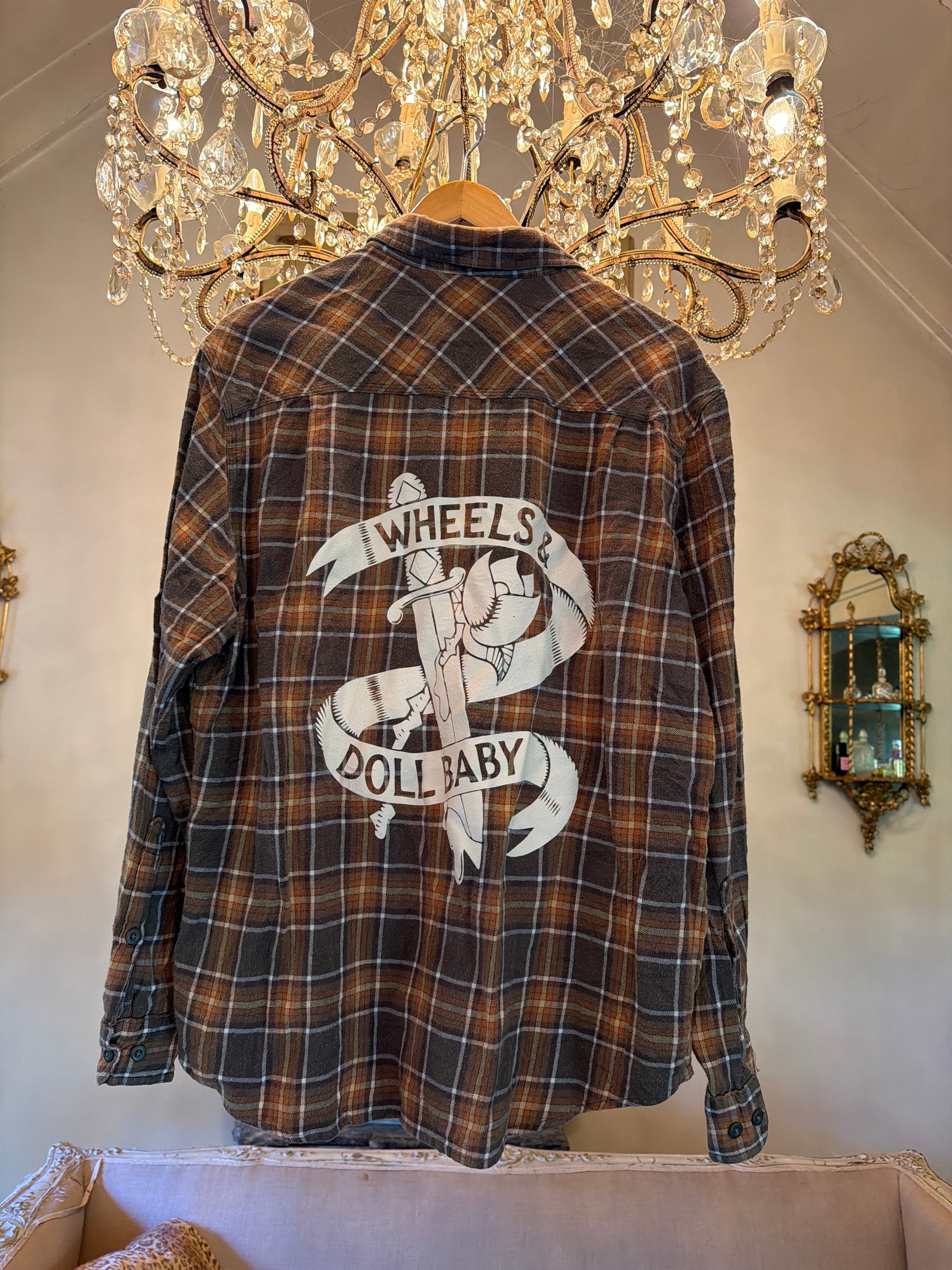 Vintage Flannel - Original Logo Print - Number 138 - Size - Large