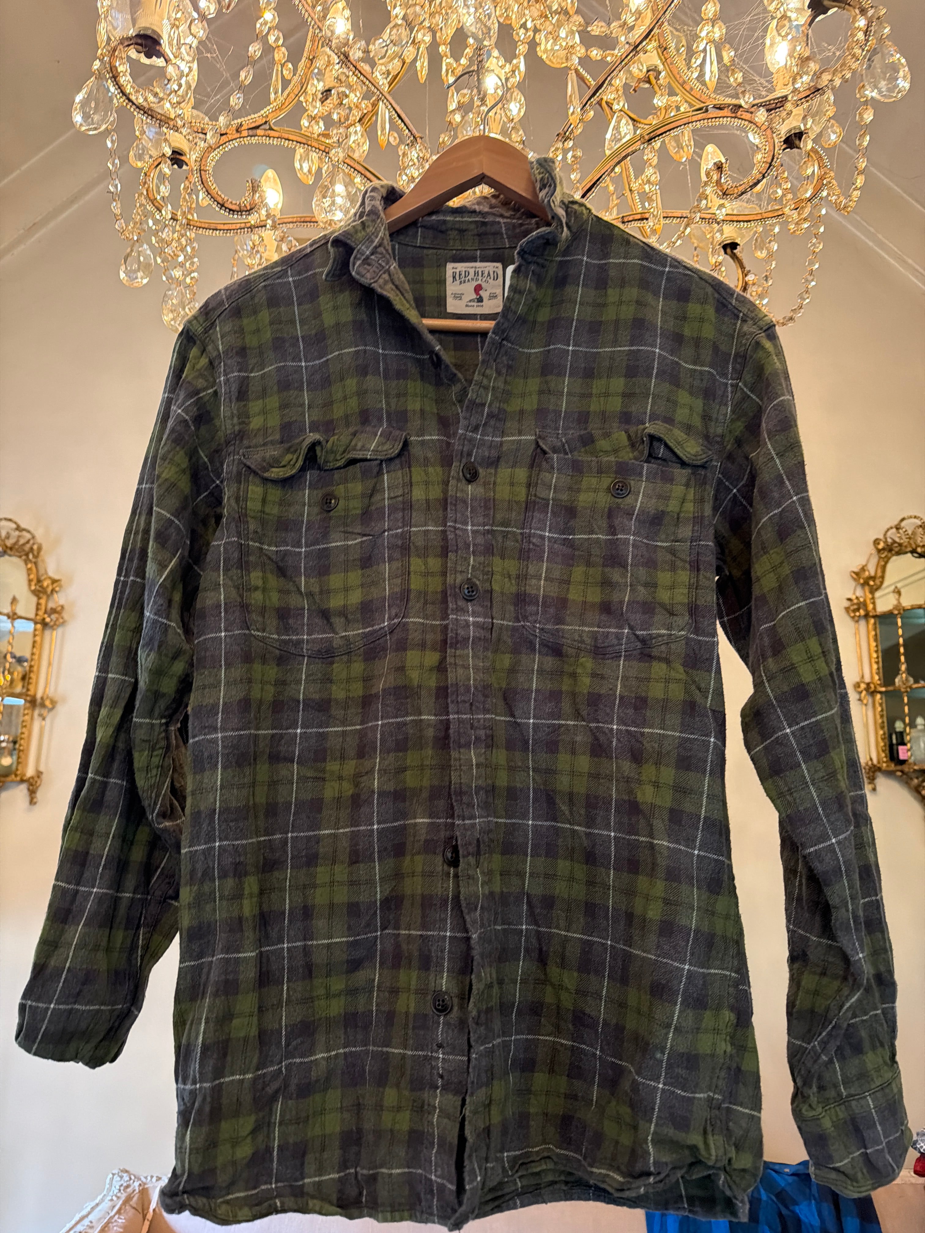 Vintage Flannel - Original Logo - Number 14 - Size - S men’s