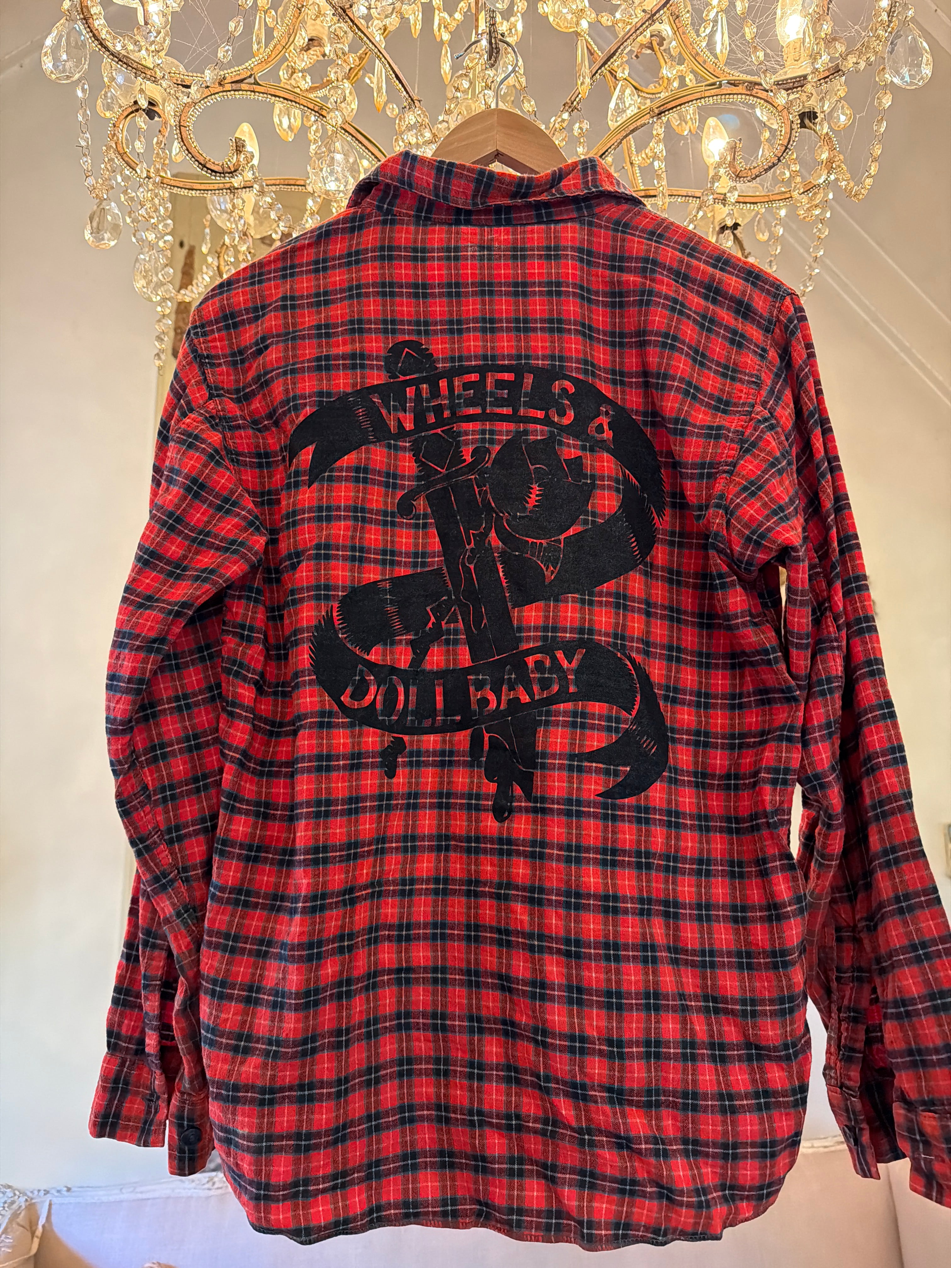 Vintage Flannel - Original Logo Print - Number 59 - Size - M men’s