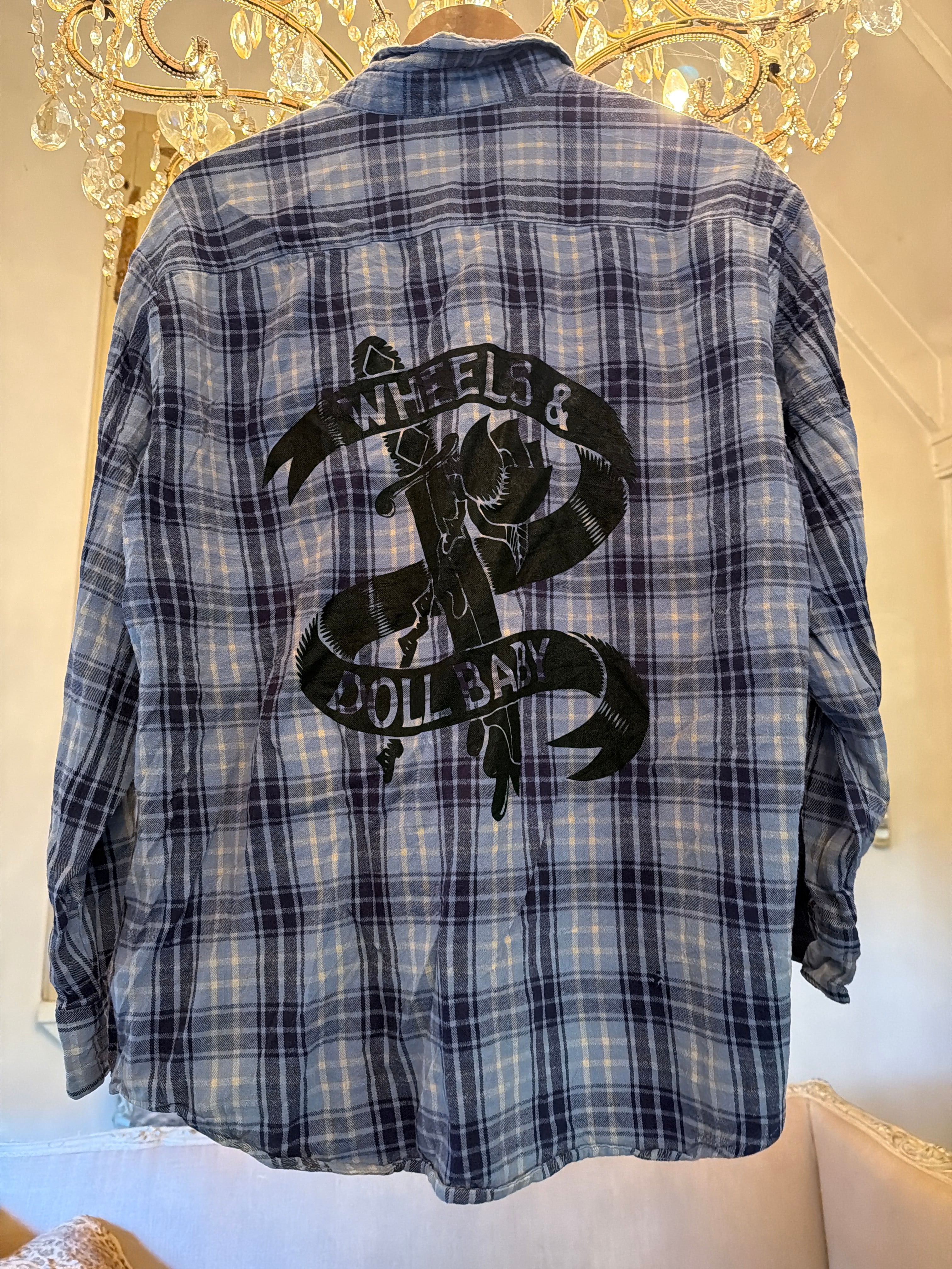 Vintage Flannel - Original Logo Print Number 68 - size M men’s