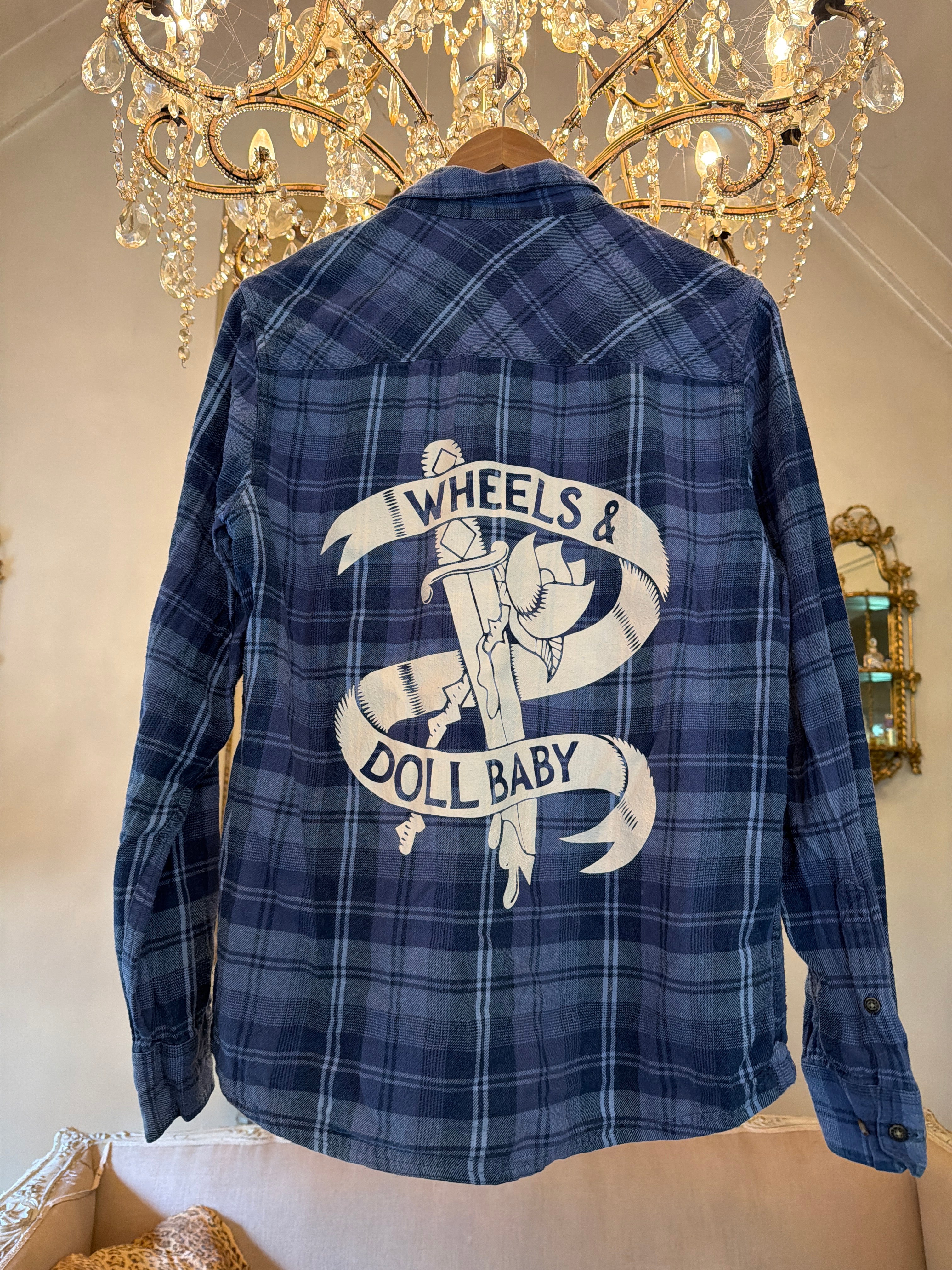 Vintage Flannel - Original Logo - Number 50 - Size - M men’s