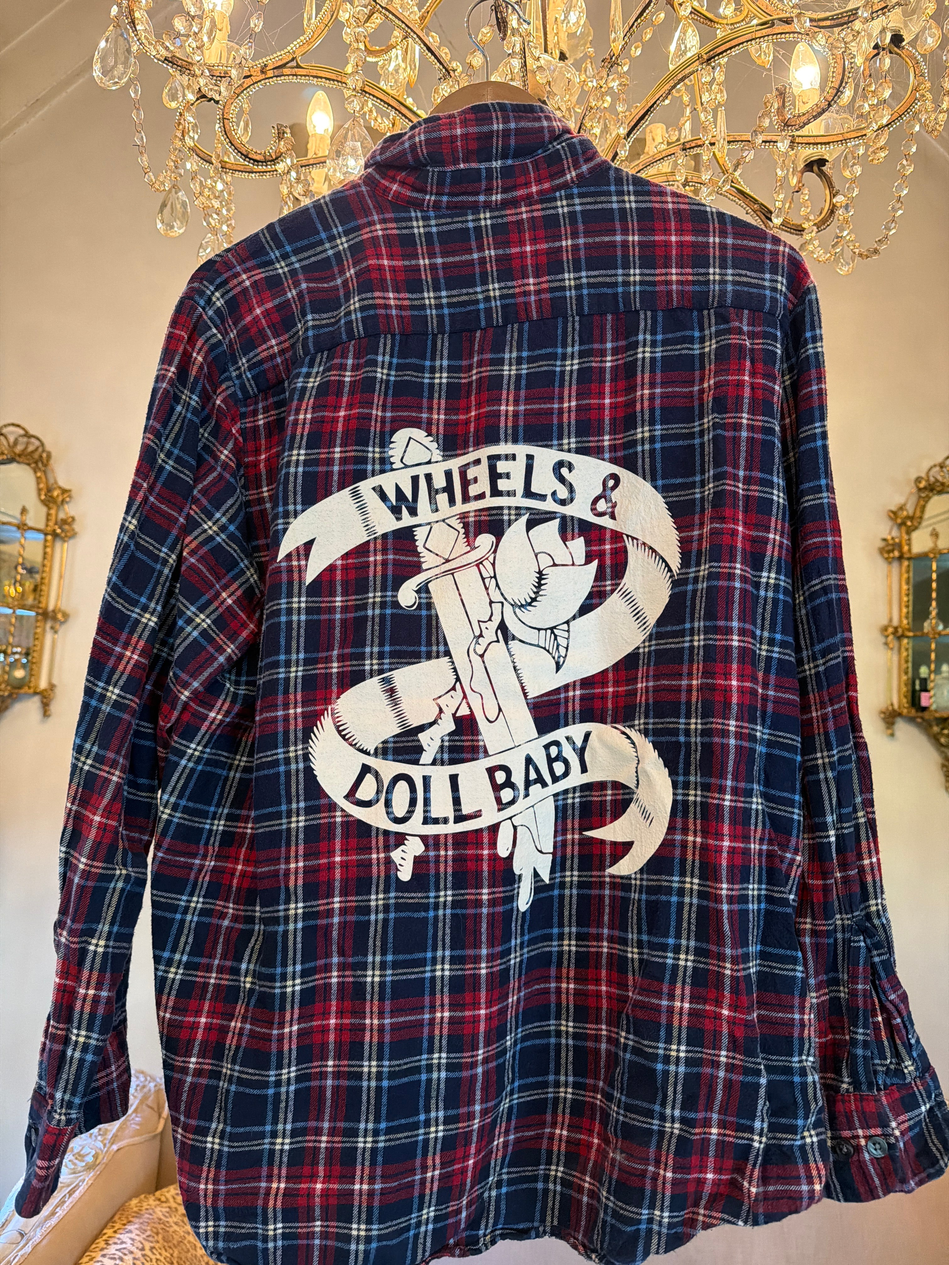 Vintage Flannel - Original Logo - Number 54 - Size - Large