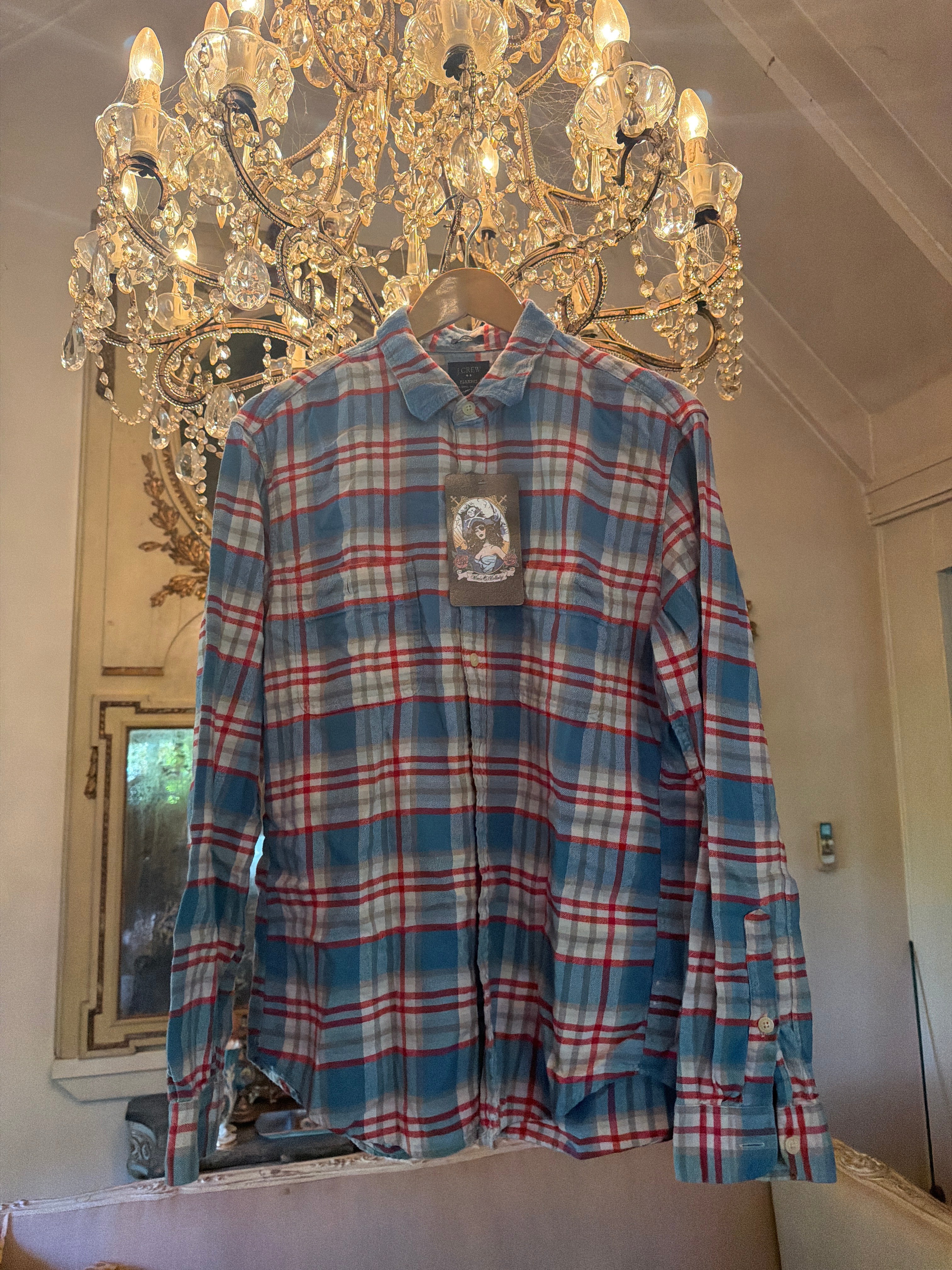 Vintage Flannel - Original Logo Print - Number 94 - Size - L