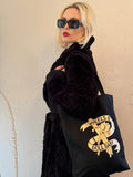 The Wheels and Dollbaby Luxe Canvas Logo Bag - Pre Order