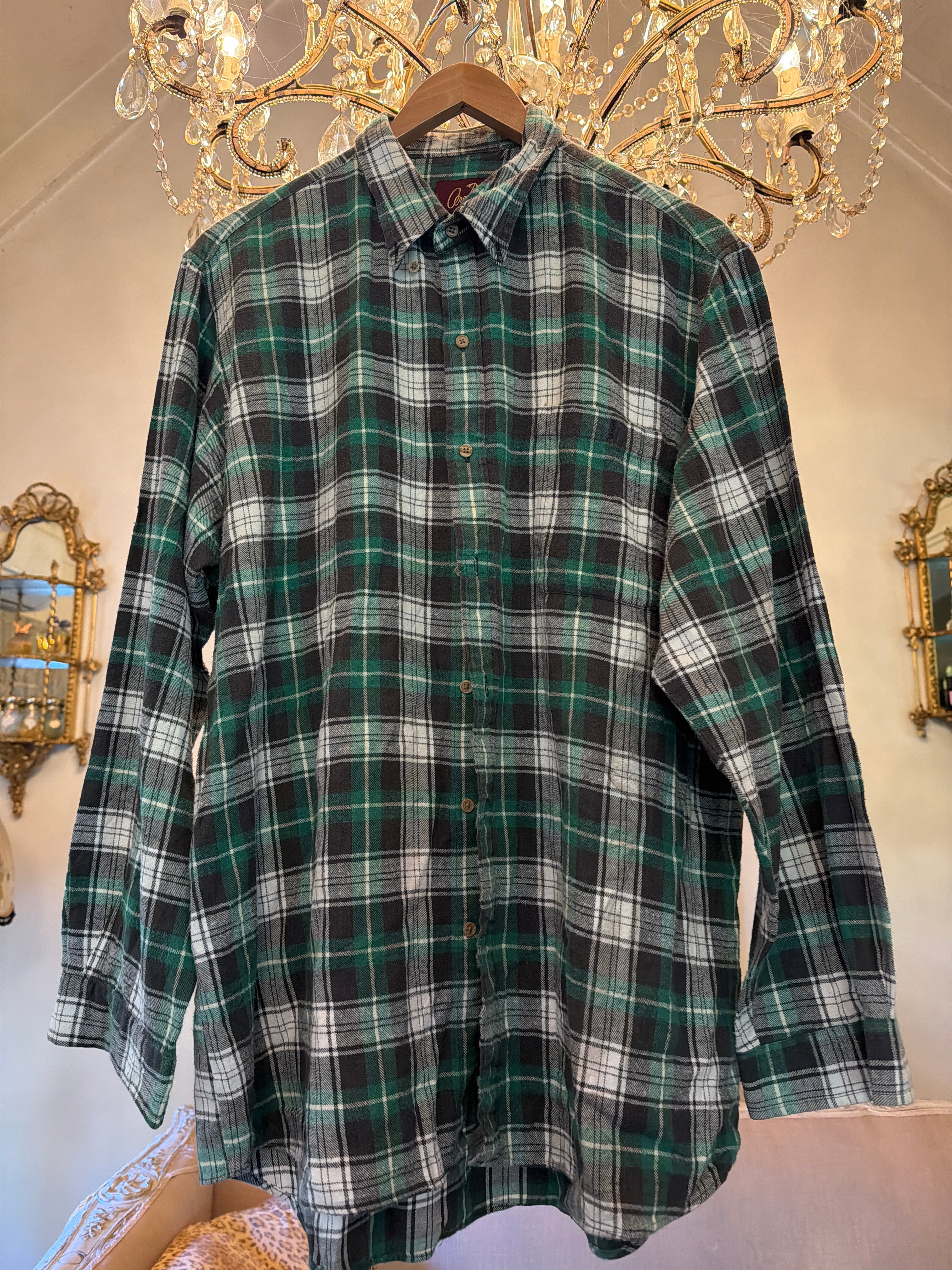 Vintage Flannel - Original Logo Print Number 62 - size Large