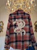 Vintage Flannel - Original Logo  - Number 38 - Size - M men’s