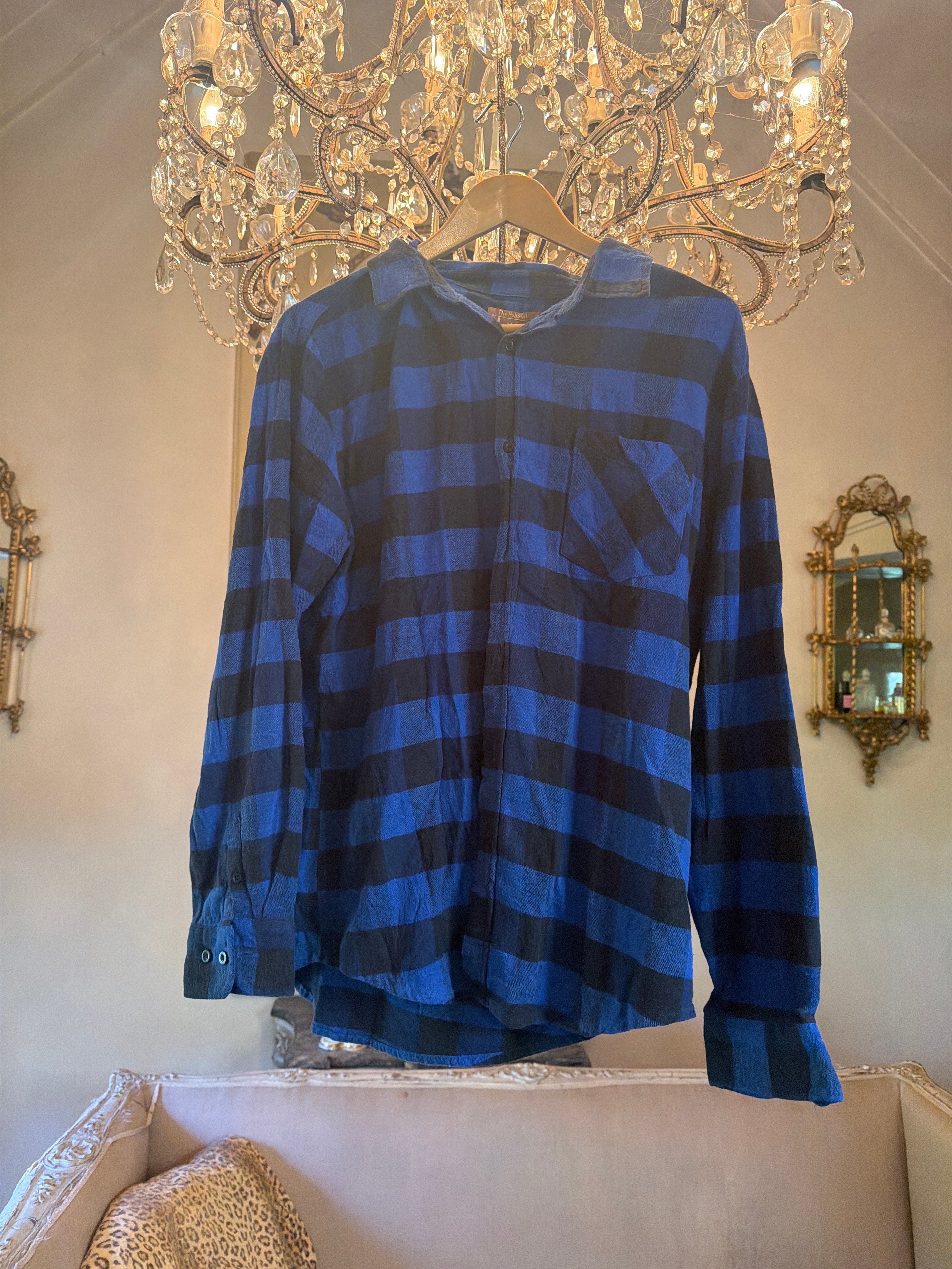 Vintage Flannel - original logo print  - Number 99 - Size - XL