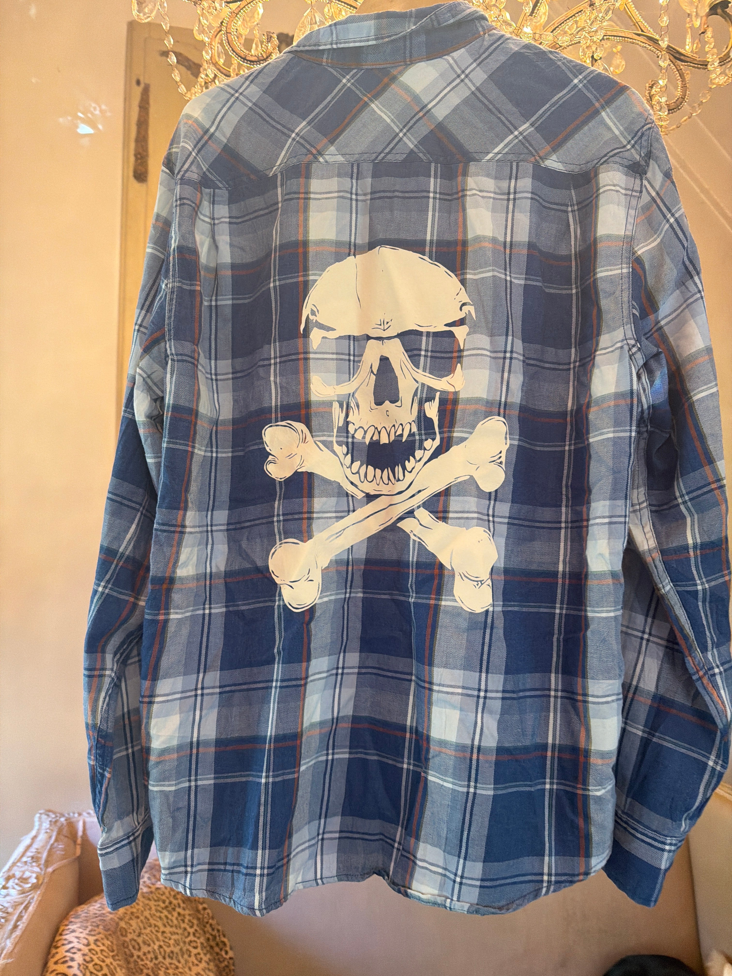 Vintage Flannel - Original Logo Print - Number 96 - Size - X L men’s