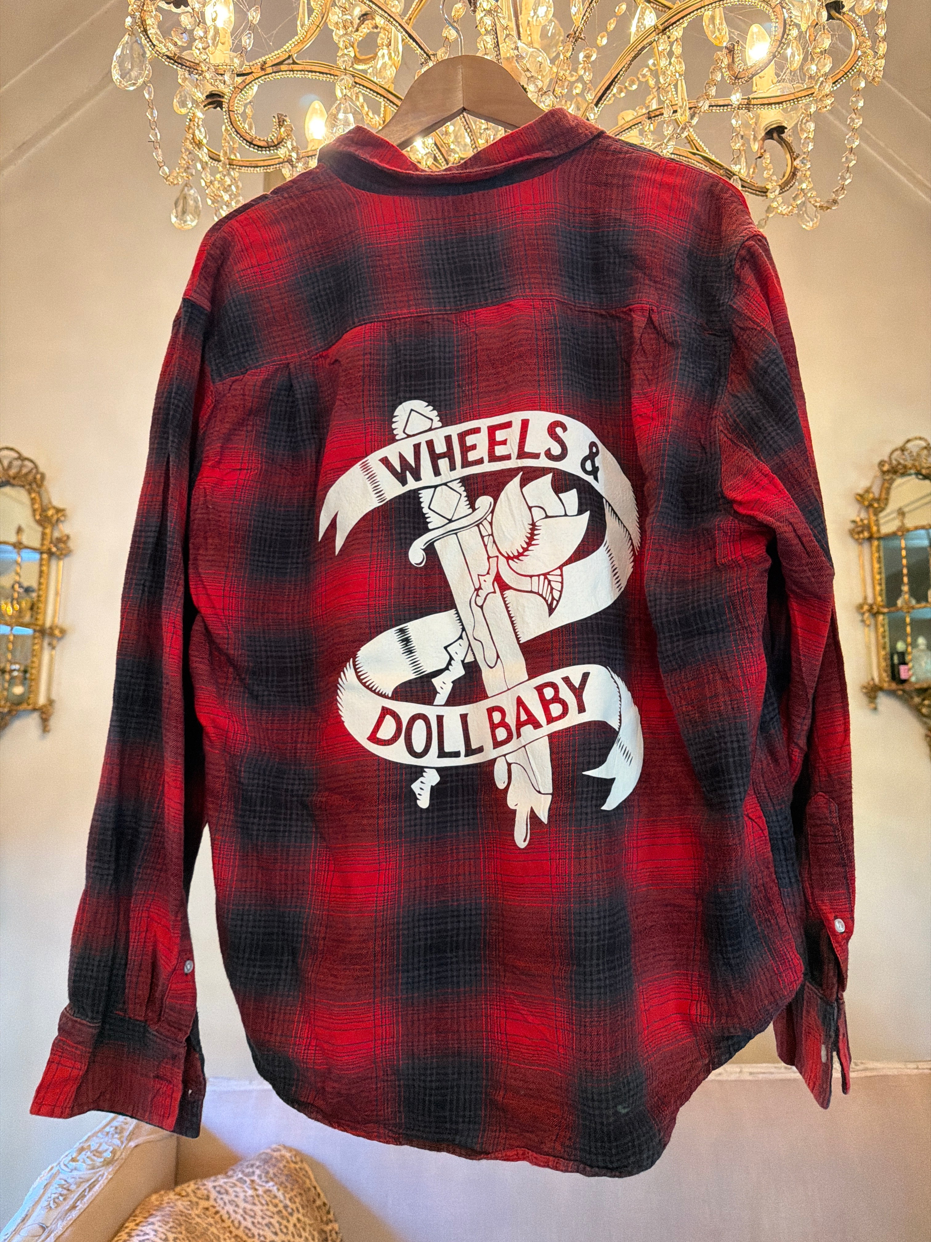 Vintage Flannel - logo   - Number 52 - Size - X Large