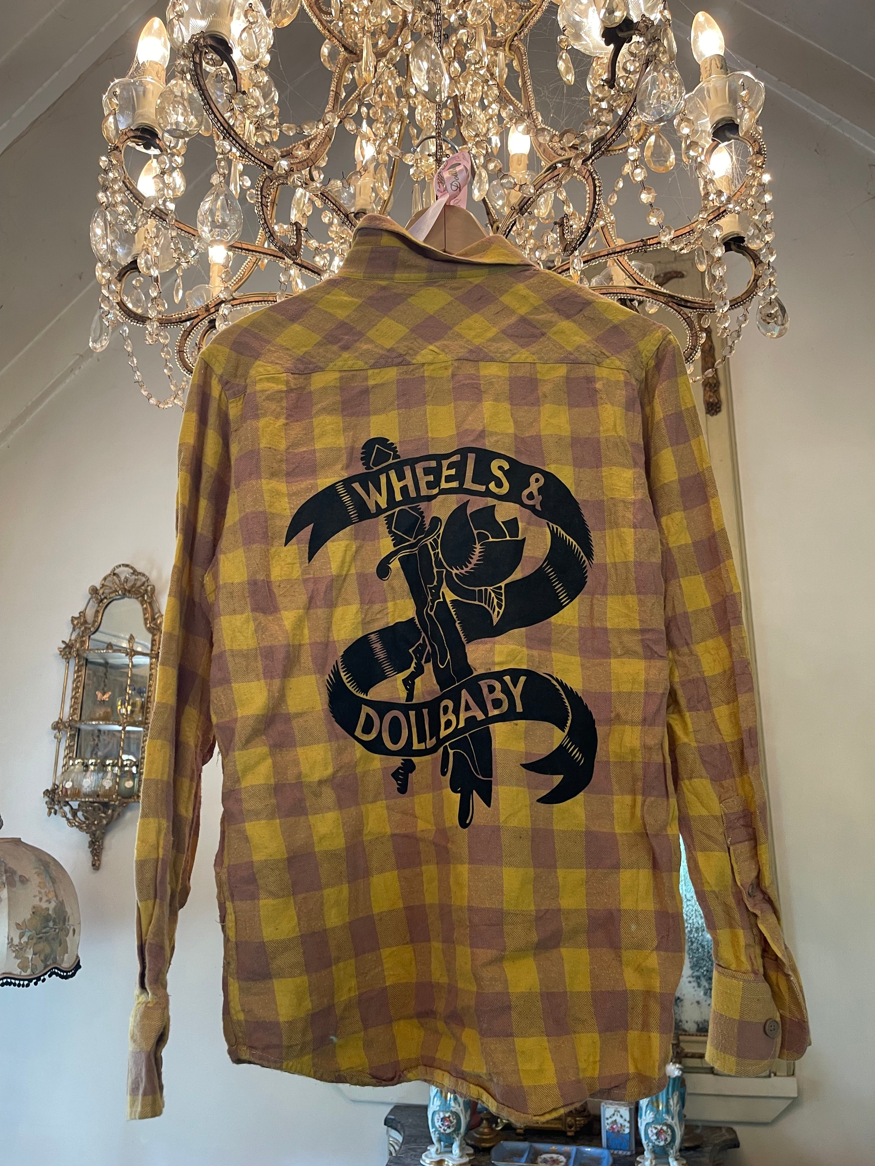 Vintage Flannel - original logo print  - Number 31 - Size - M