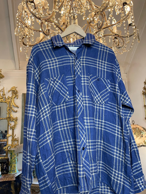 Vintage Flannel - Original Logo Print - Number 35 - Size - XL
