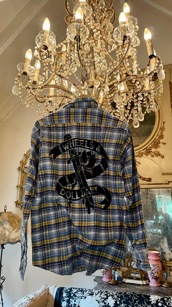 Vintage Flannel - Original Logo   - Number 73 - Size - S