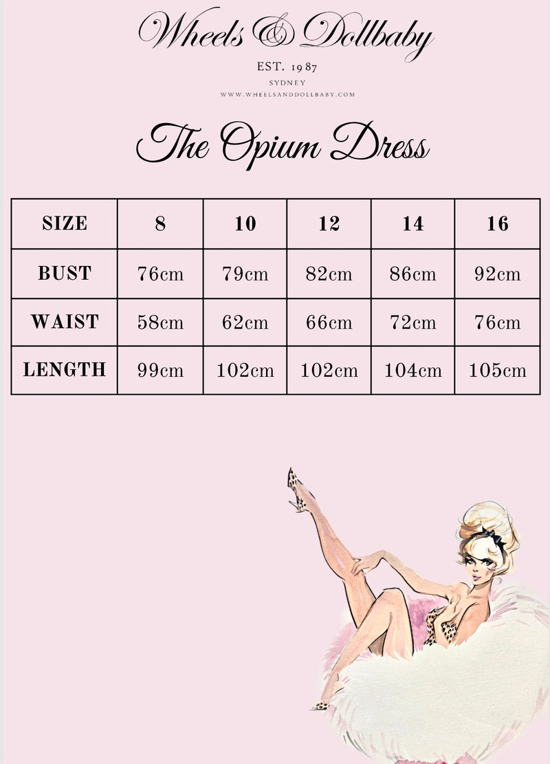 The Opium Dress in Black