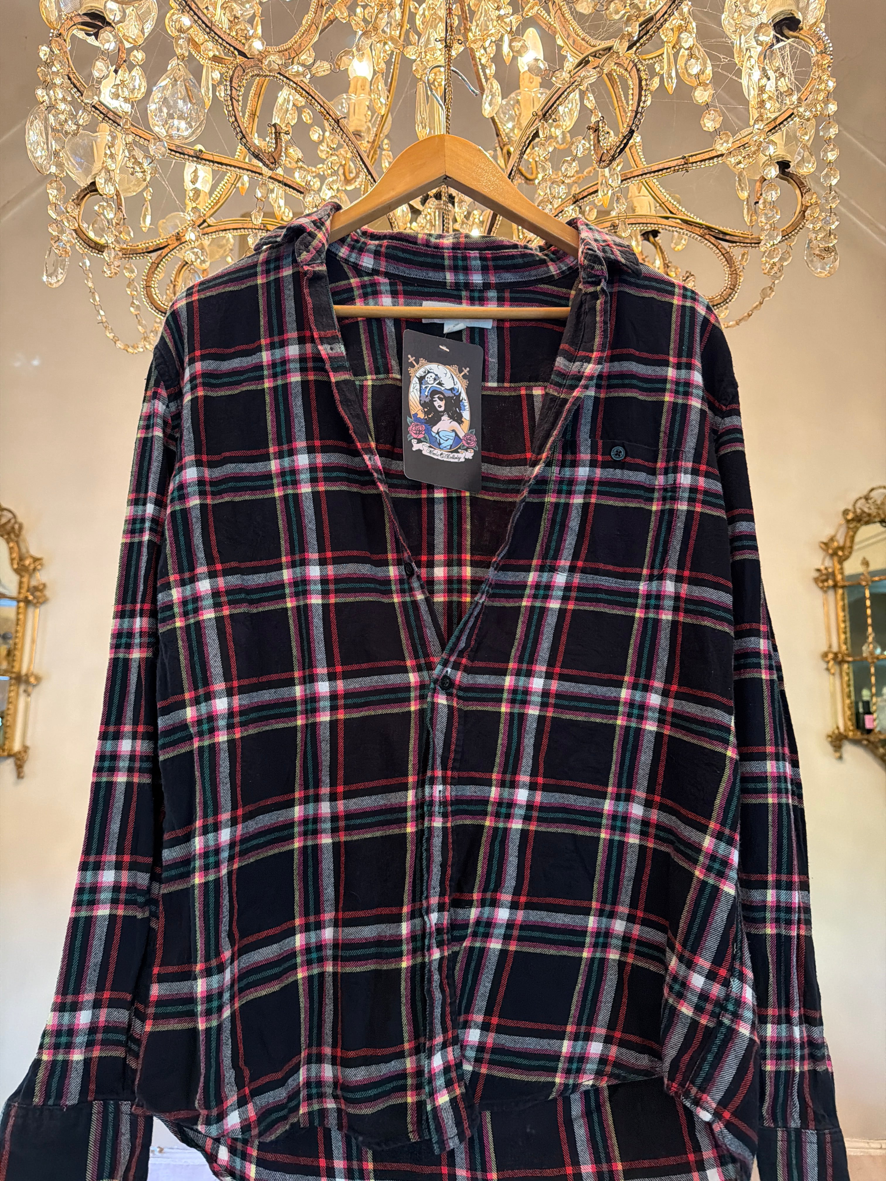 Vintage Flannel - Logo    - Number 44 Size - Large
