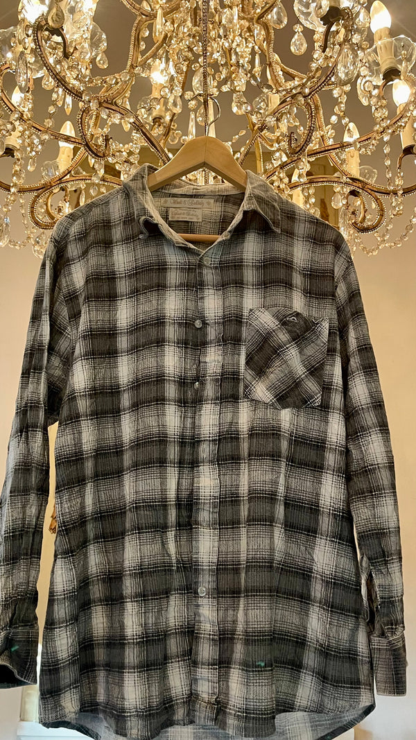 Vintage Flannel - Original logo print  - Number 121 - Size - Small