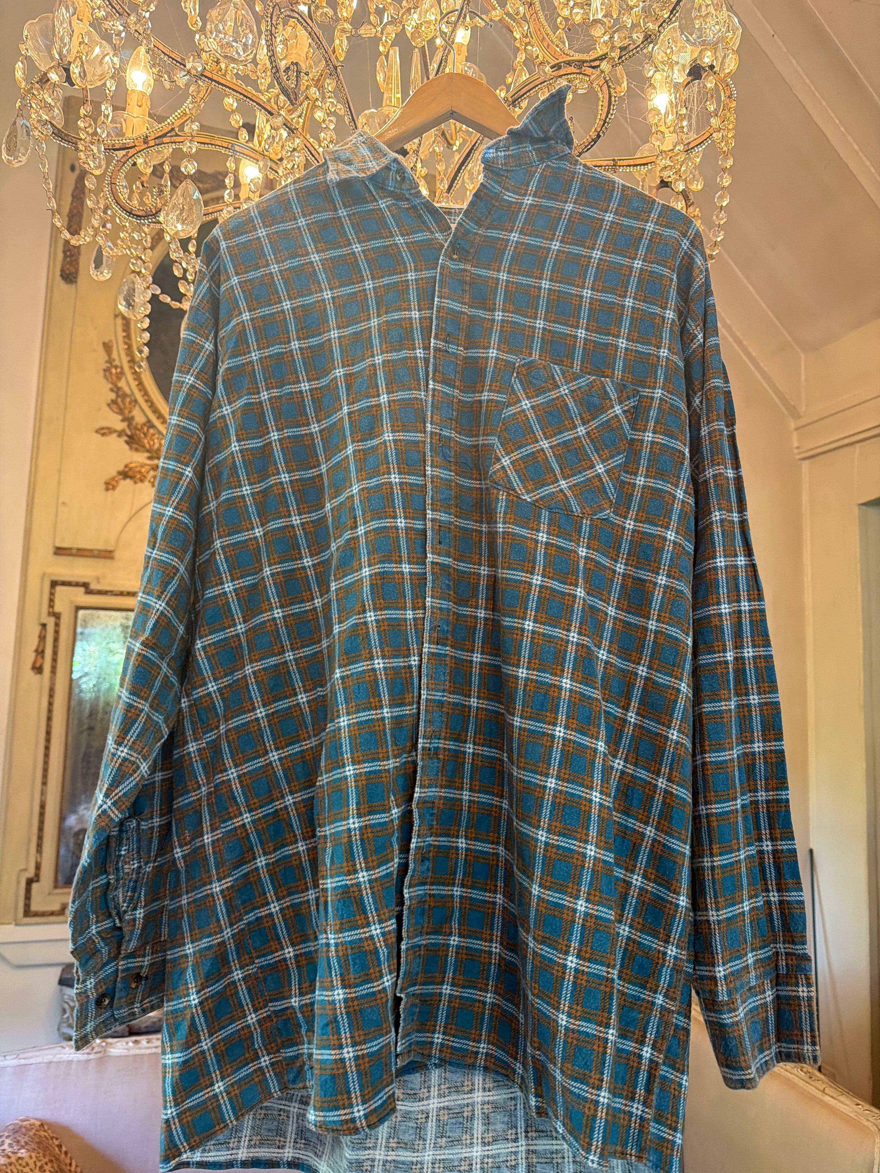 Vintage Flannel - Number 107 - Original Logo - Size XL