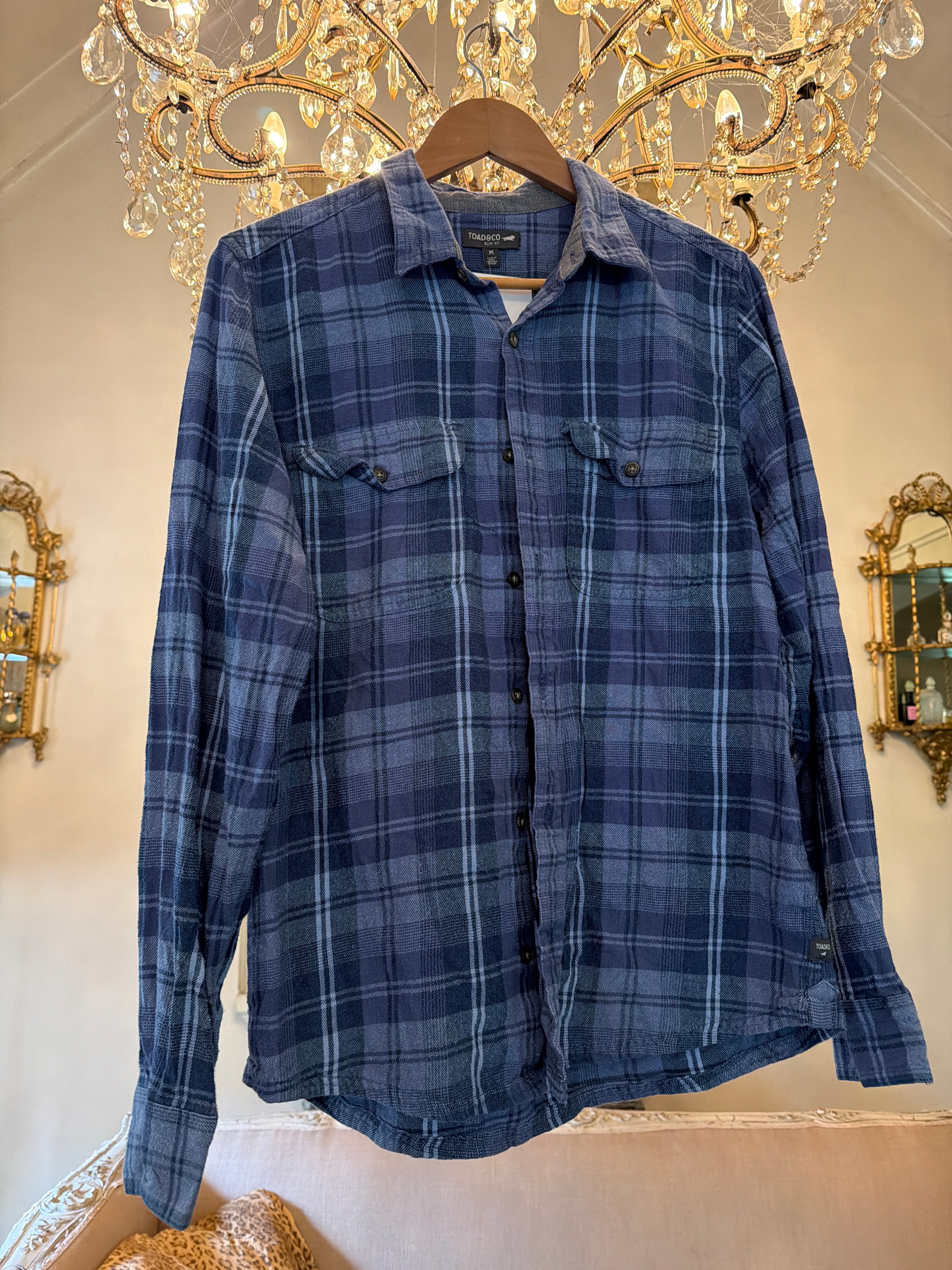 Vintage Flannel - Original Logo - Number 50 - Size - M men’s