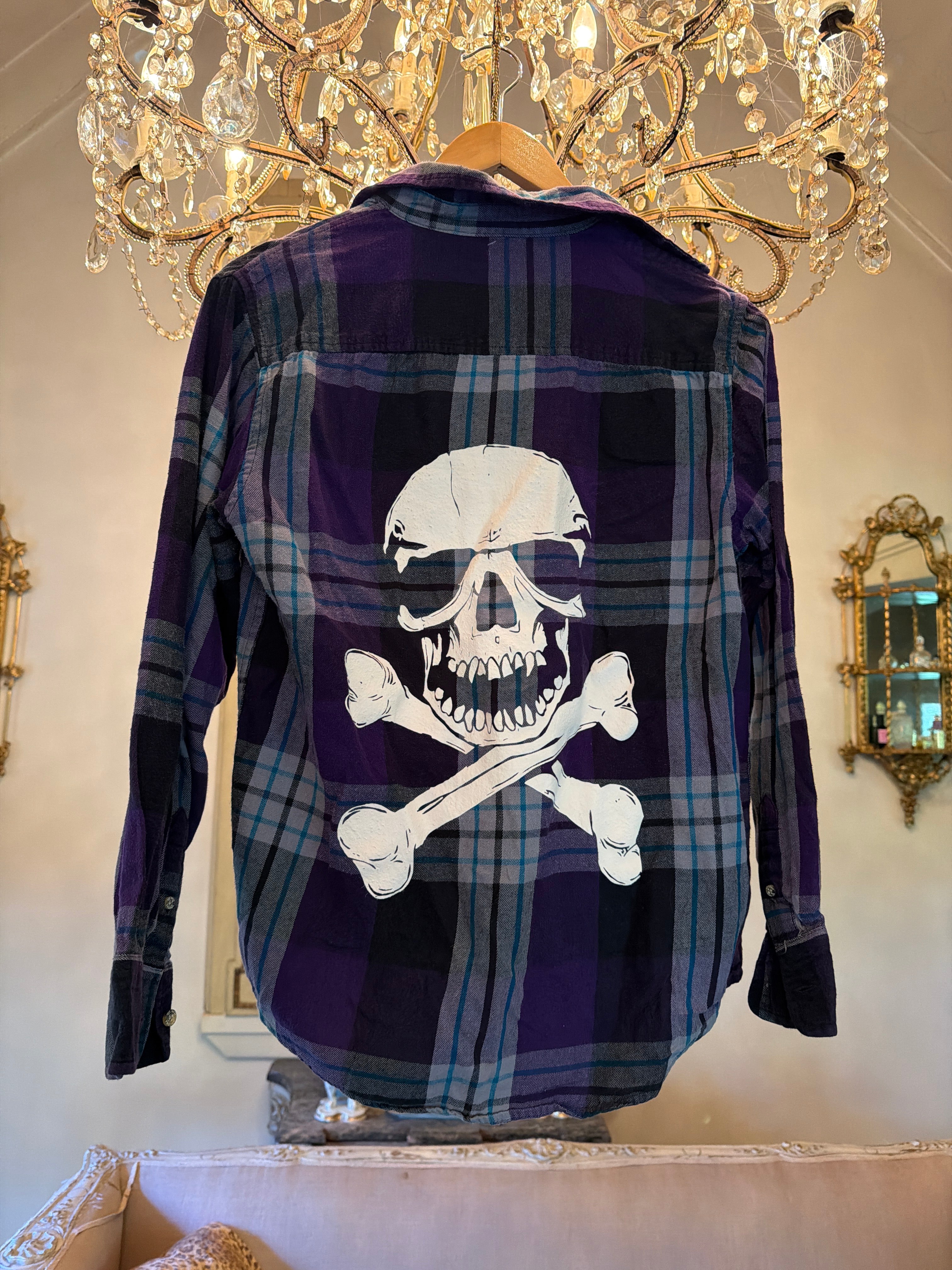 Vintage Flannel - Original Logo Print Number 95 - size S men’s