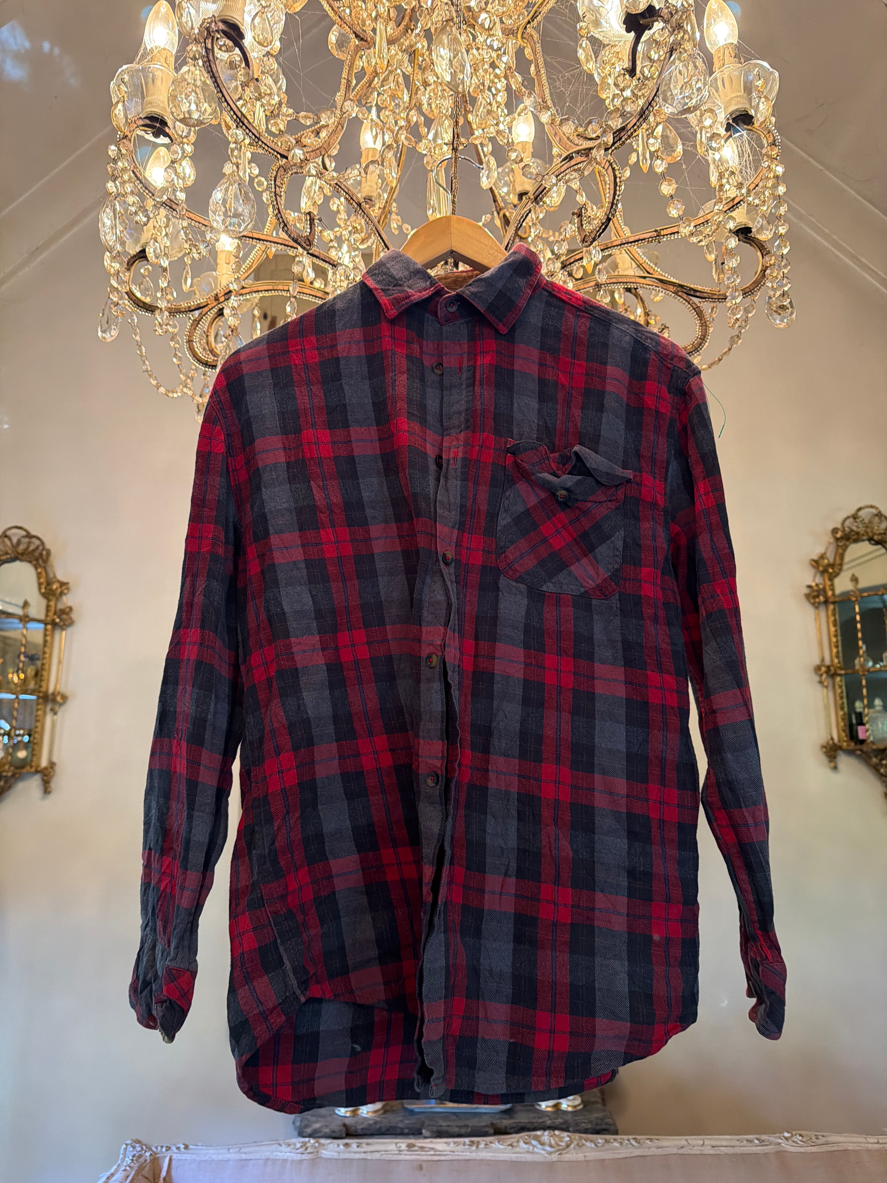 Vintage Flannel - Original Logo Number 21 Size- M