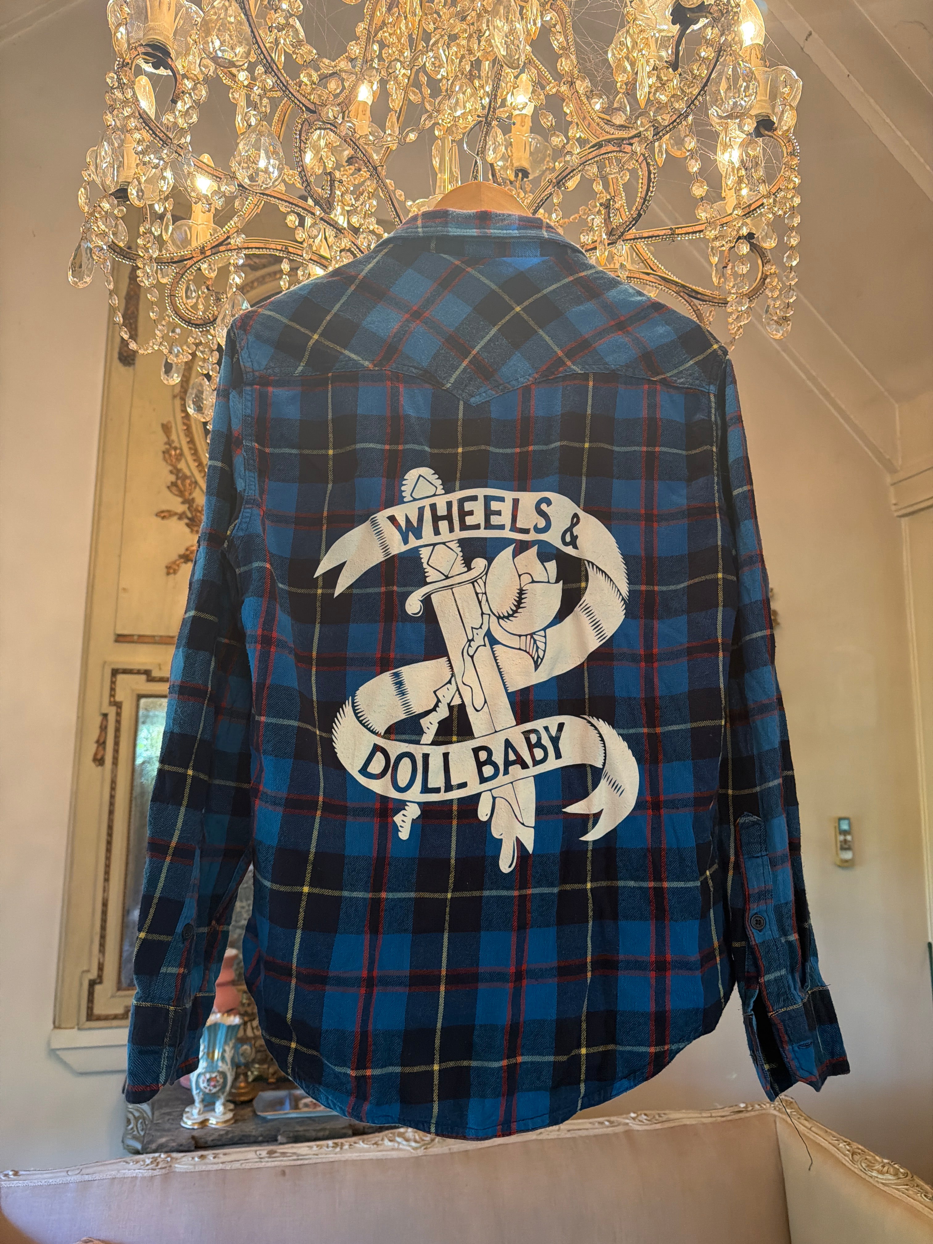 Vintage Flannel - original logo - Number 51 - Size - M