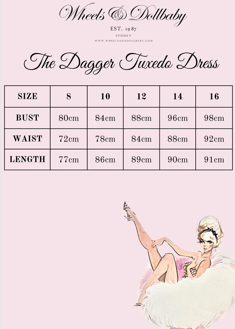 The Dagger Tuxedo Dress