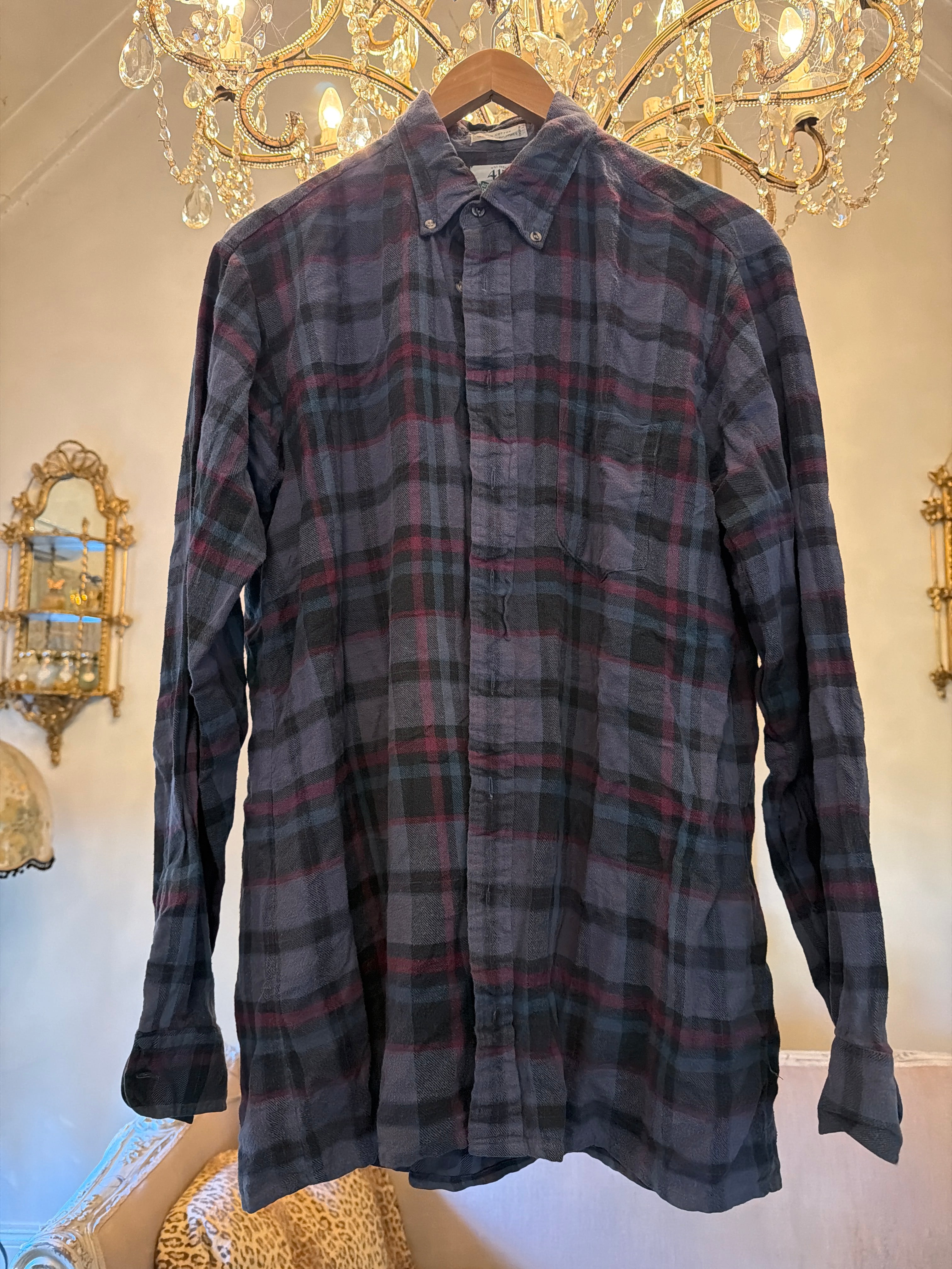 Vintage Flannel - Original Logo Print - Number 88 - Size - men’s L