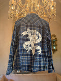 Vintage Flannel - Logo - Number 20 - Size - Medium