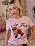 The Le Fox T-Shirt in Pink