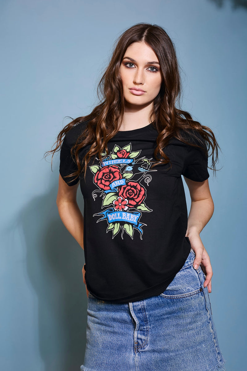 The Bluebird T-Shirt in Black