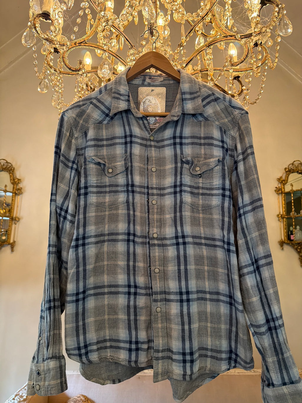 Vintage Flannel - Original Logo - Number  27 - Size M men’s