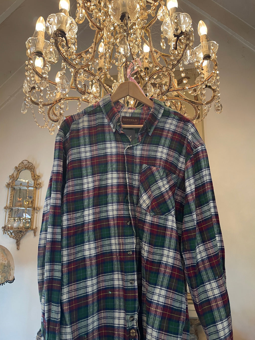 Vintage Flannel WDB Logo XL