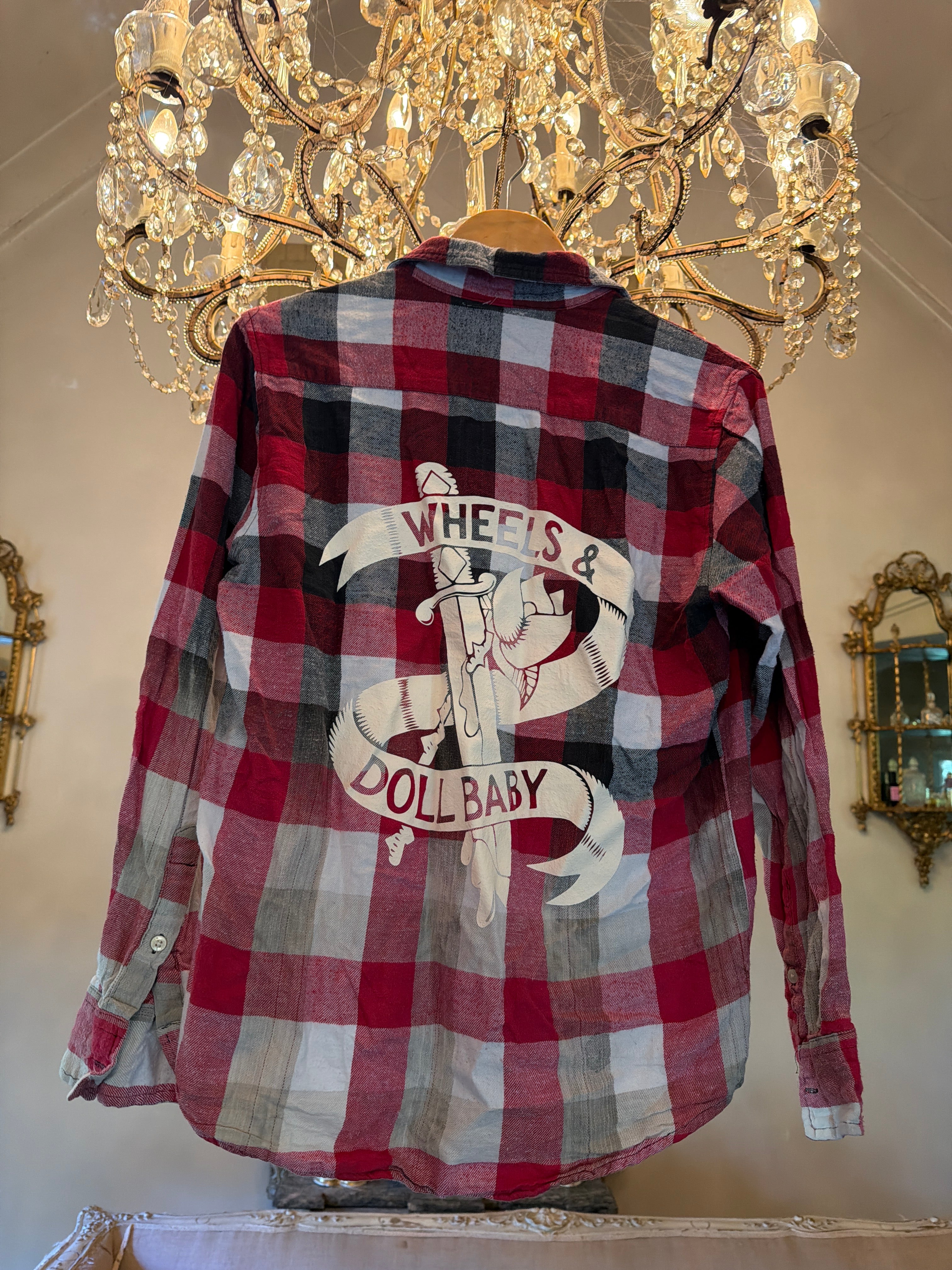 Vintage Flannel - Original Logo    - Number 22 - Size - Small