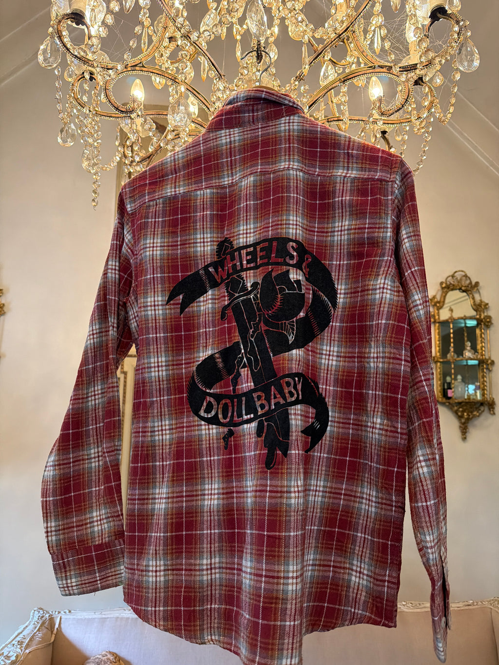 Vintage Flannel - Original Logo - Number 33- Size - M
