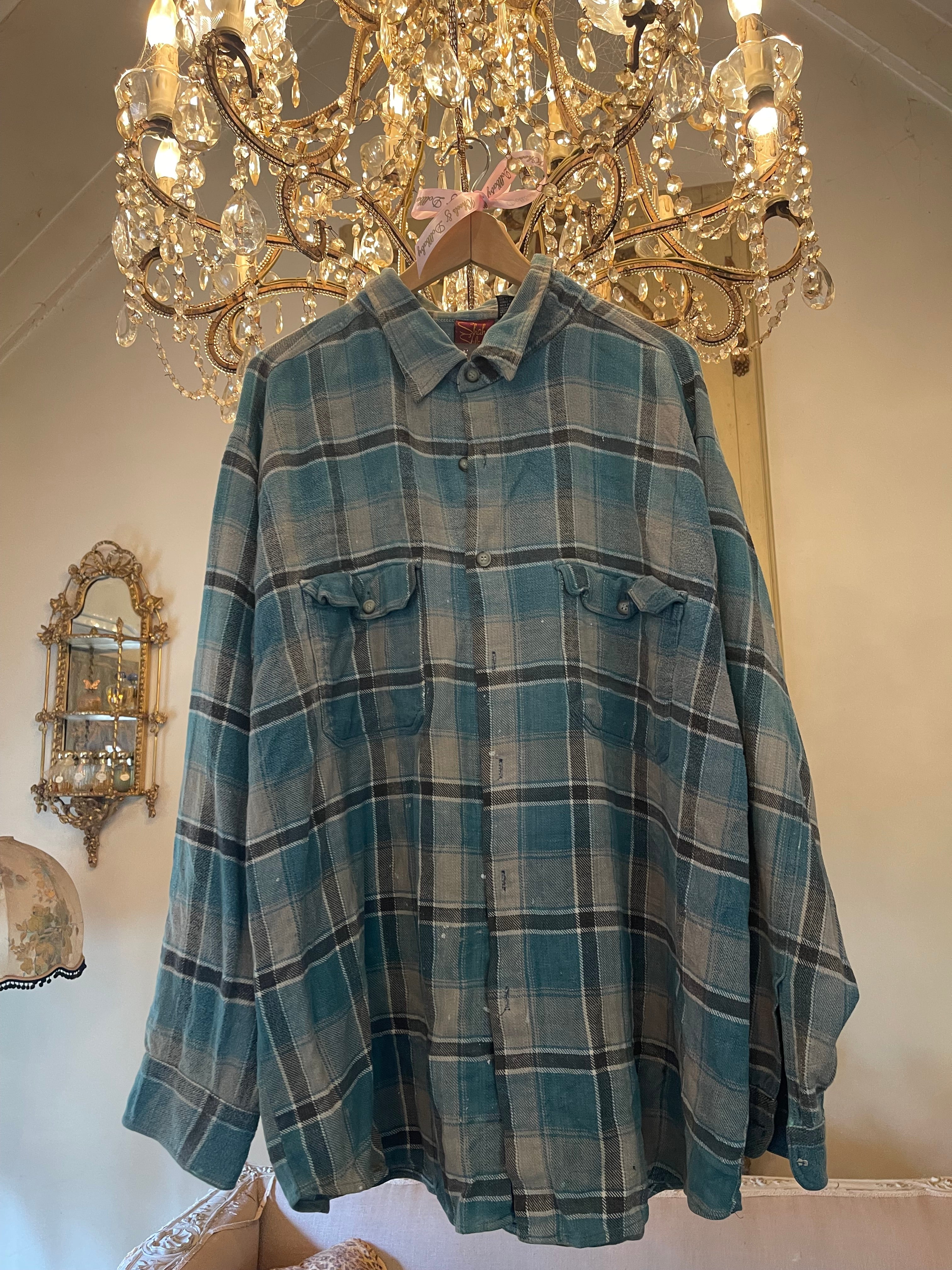 Vintage Flannel Skull XXL number 101