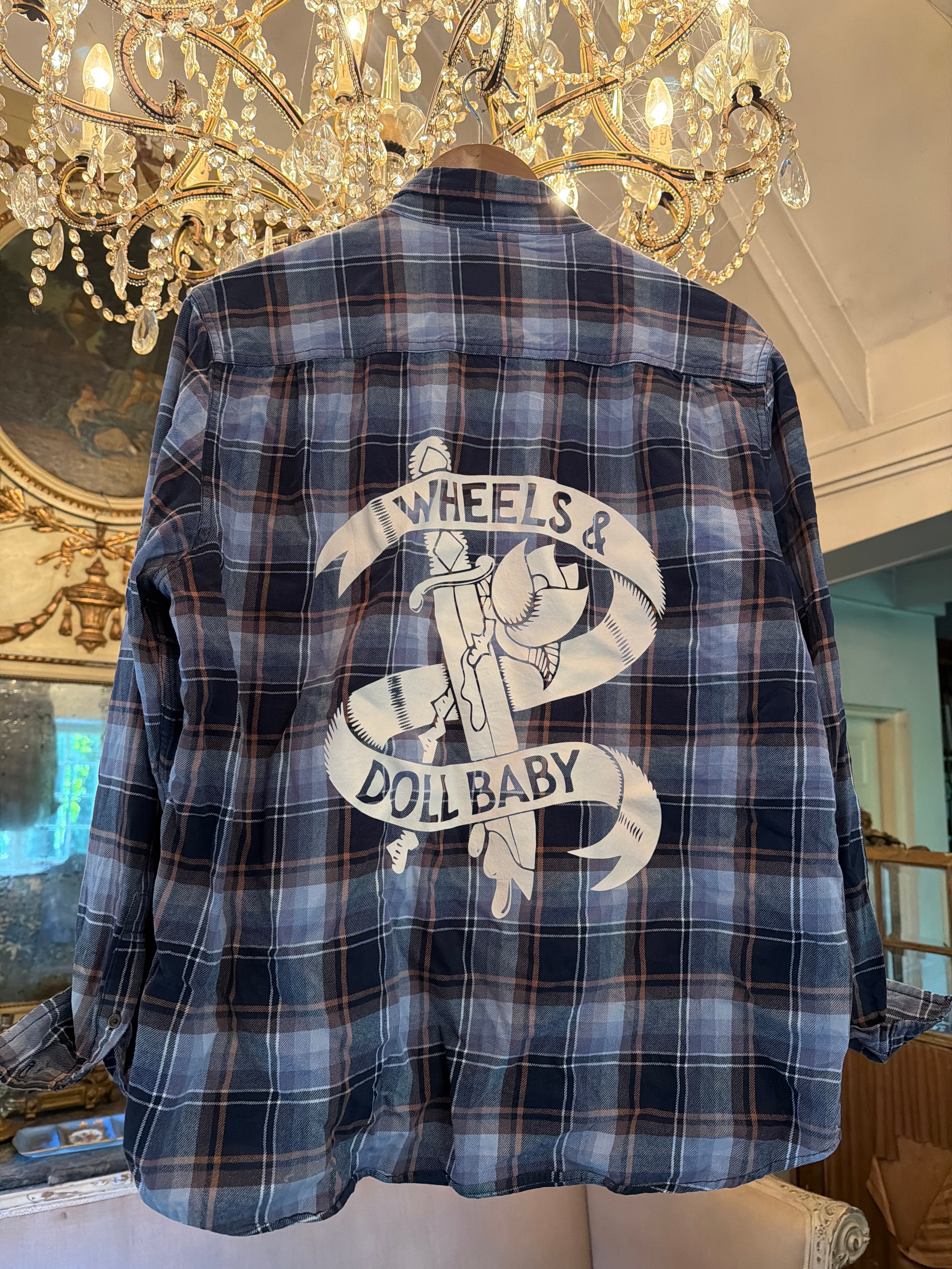 Vintage Flannel - Original Logo Print - Number 90 - Size M men’s