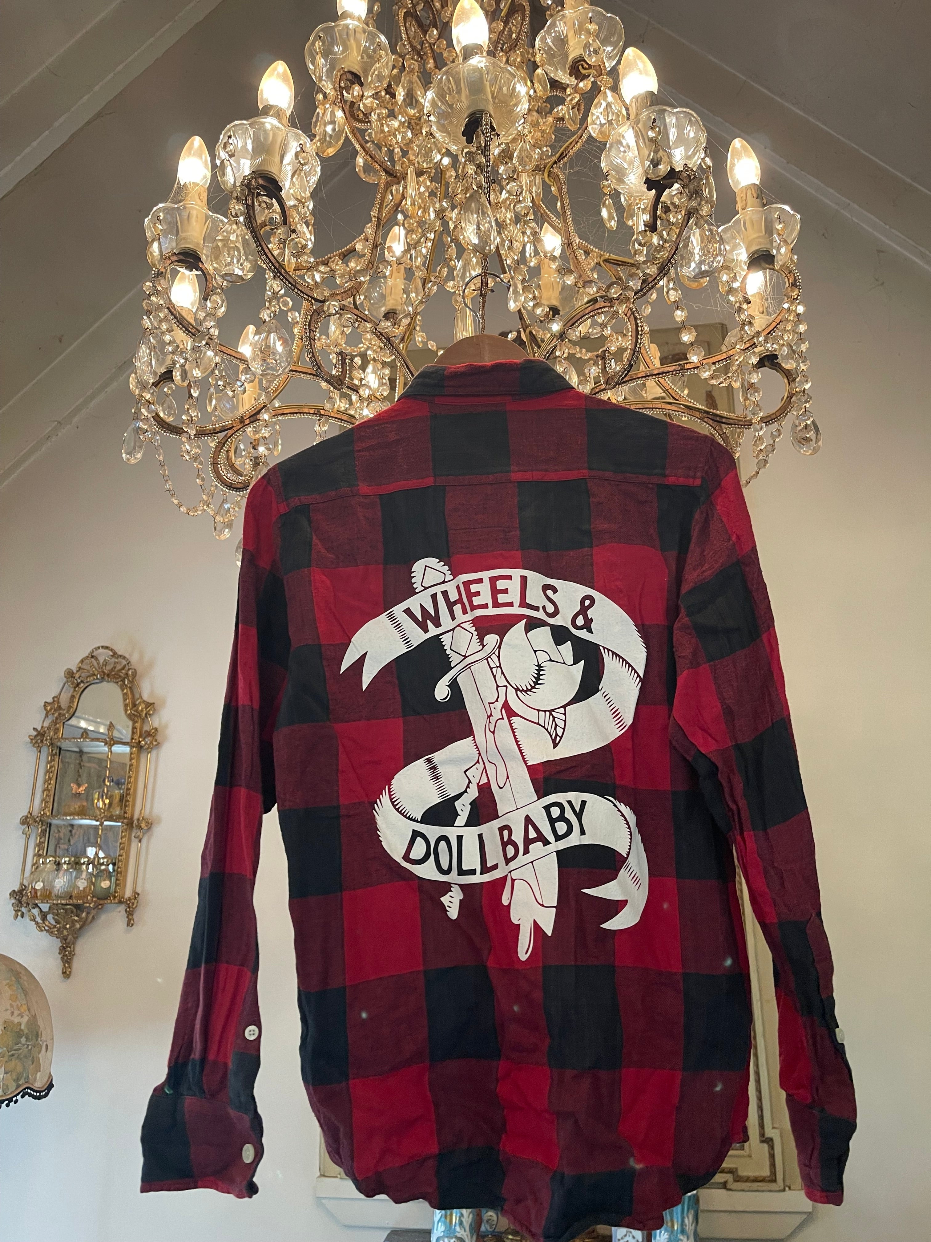 Vintage Flannel - Skull  - Number 23 - Size - S