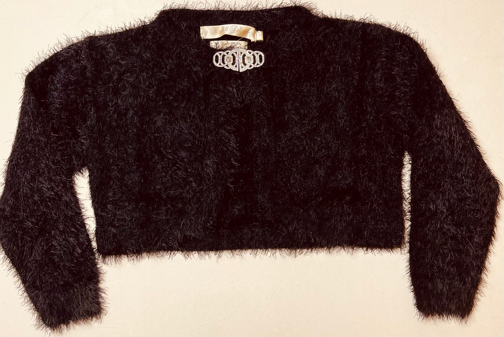 The Fluffy Shrug Black