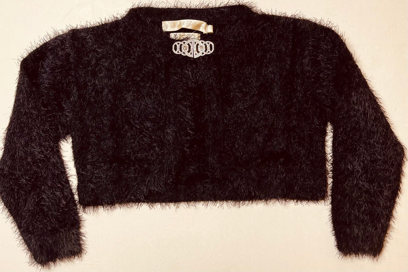 The Fluffy Shrug Black