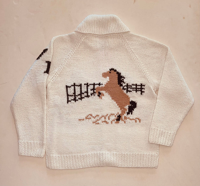 Pony Girl Hand Knit Cream