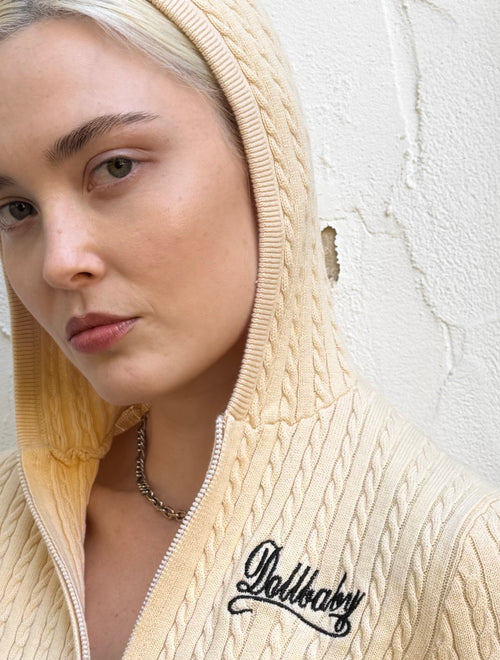 Dollbaby Gang Gurl Hoodie Vanilla Pre Order available 10th June