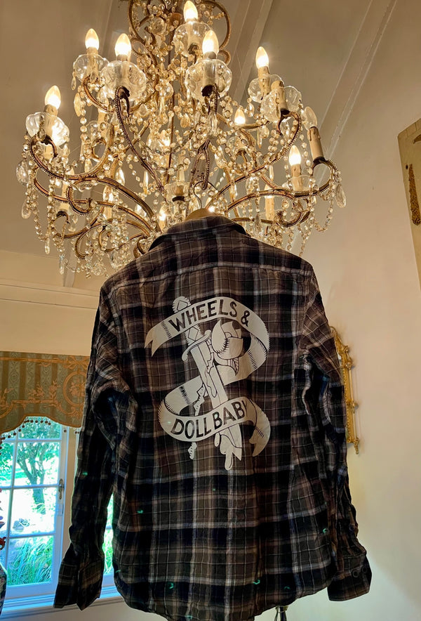 Vintage Flannel - Original logo    - Number 10  - Size - Small