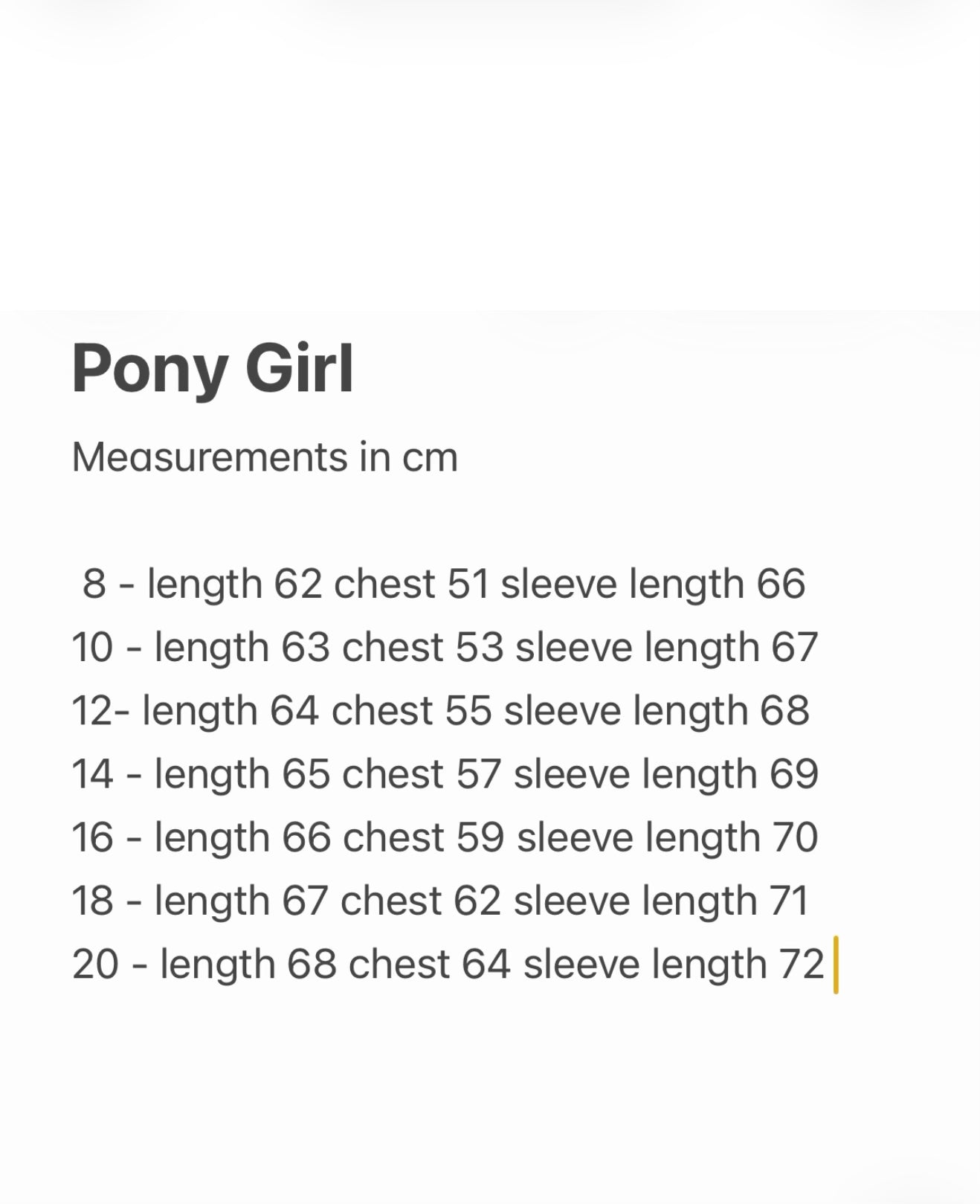 Pony Girl Hand Knit Black