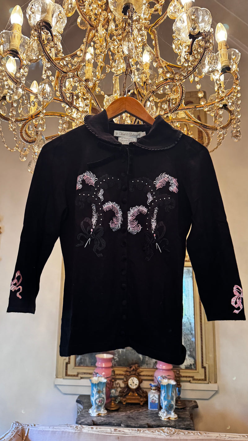 Garage Sale - Dita Plume De Teese Noir and Pink diamanté size 16