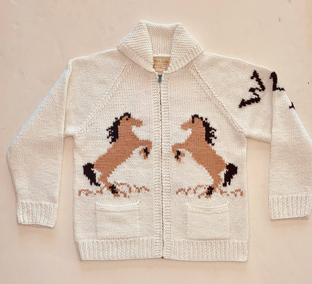 Pony Girl Hand Knit Cream